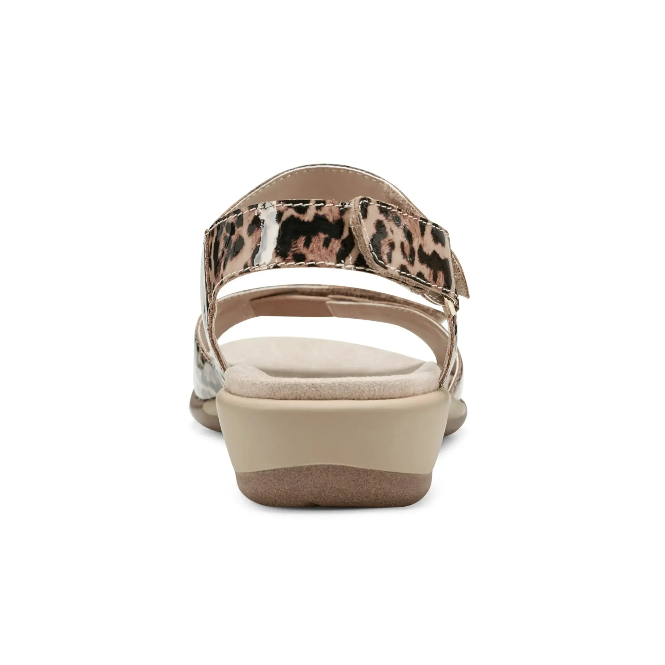 Casual|Flats>Easy Spirit Hartwell Flat Sandals Leopard Patent