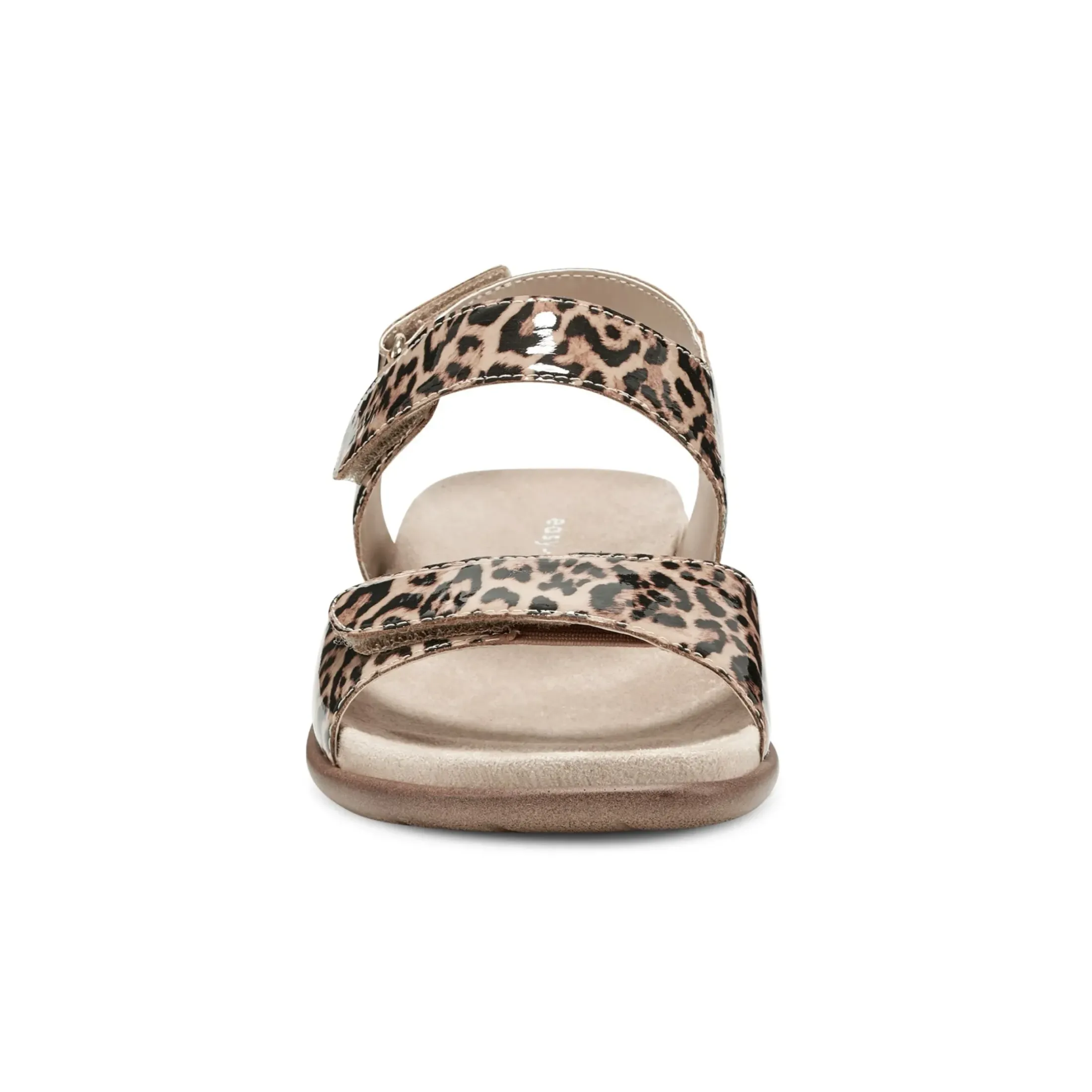Casual|Flats>Easy Spirit Hartwell Flat Sandals Leopard Patent