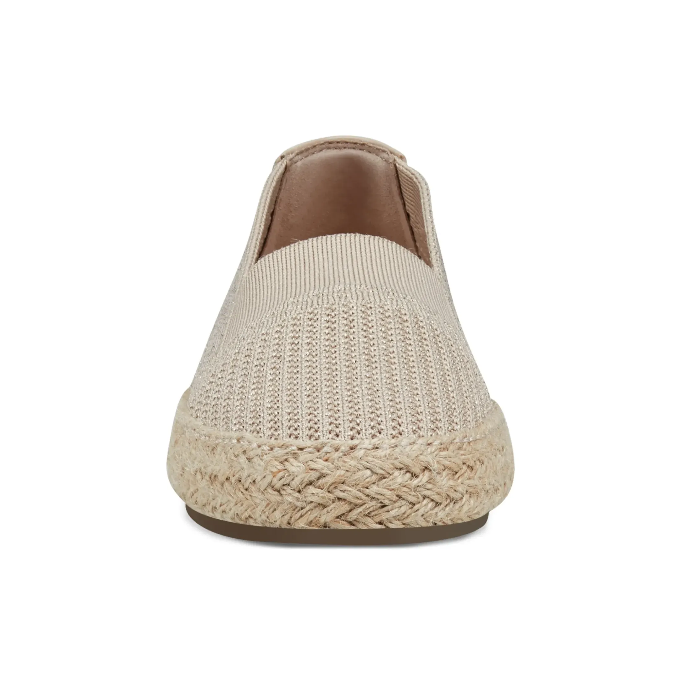 Espadrilles & Wedges|Espadrilles & Wedges>Easy Spirit Hassie Slip On Casual Espadrilles Natural Metallic