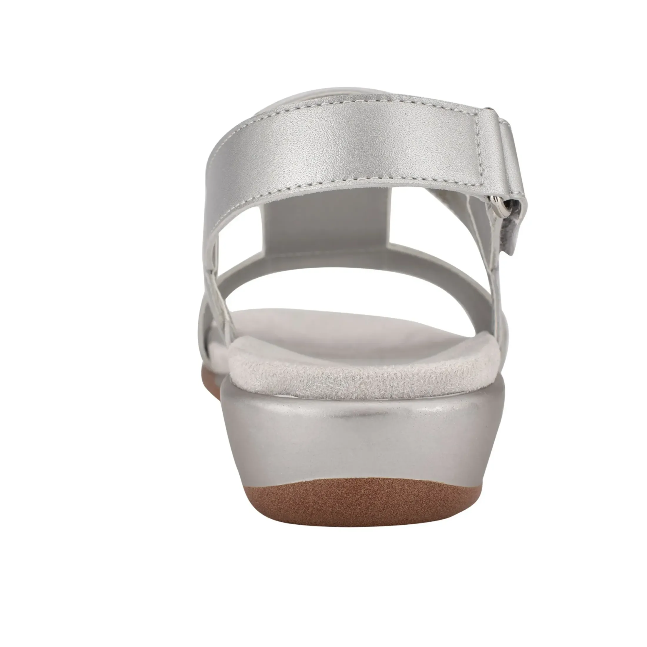 Dress|Sandals>Easy Spirit Hazel Flat Sandals Silver