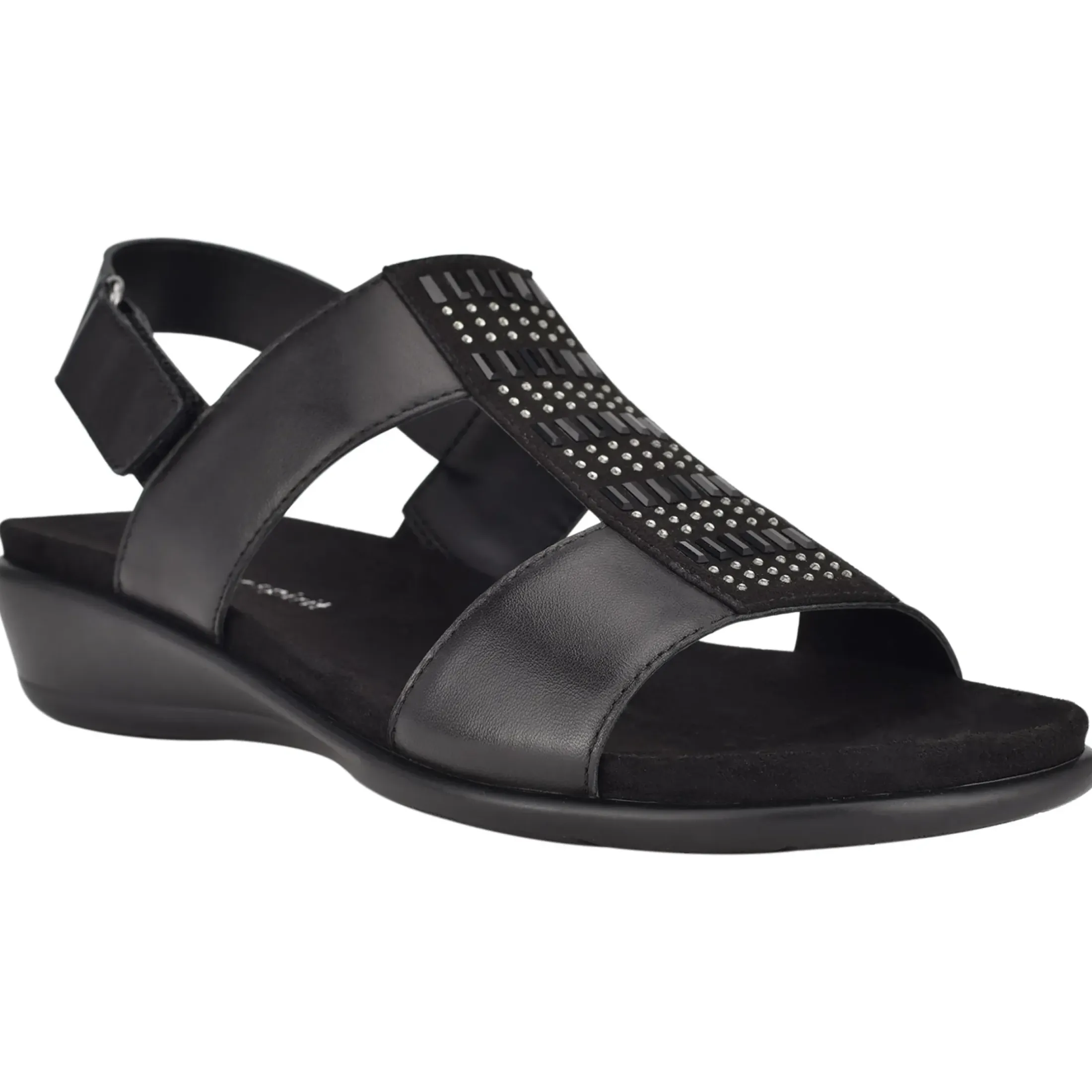 Dress|Sandals>Easy Spirit Hazel Flat Sandals Black