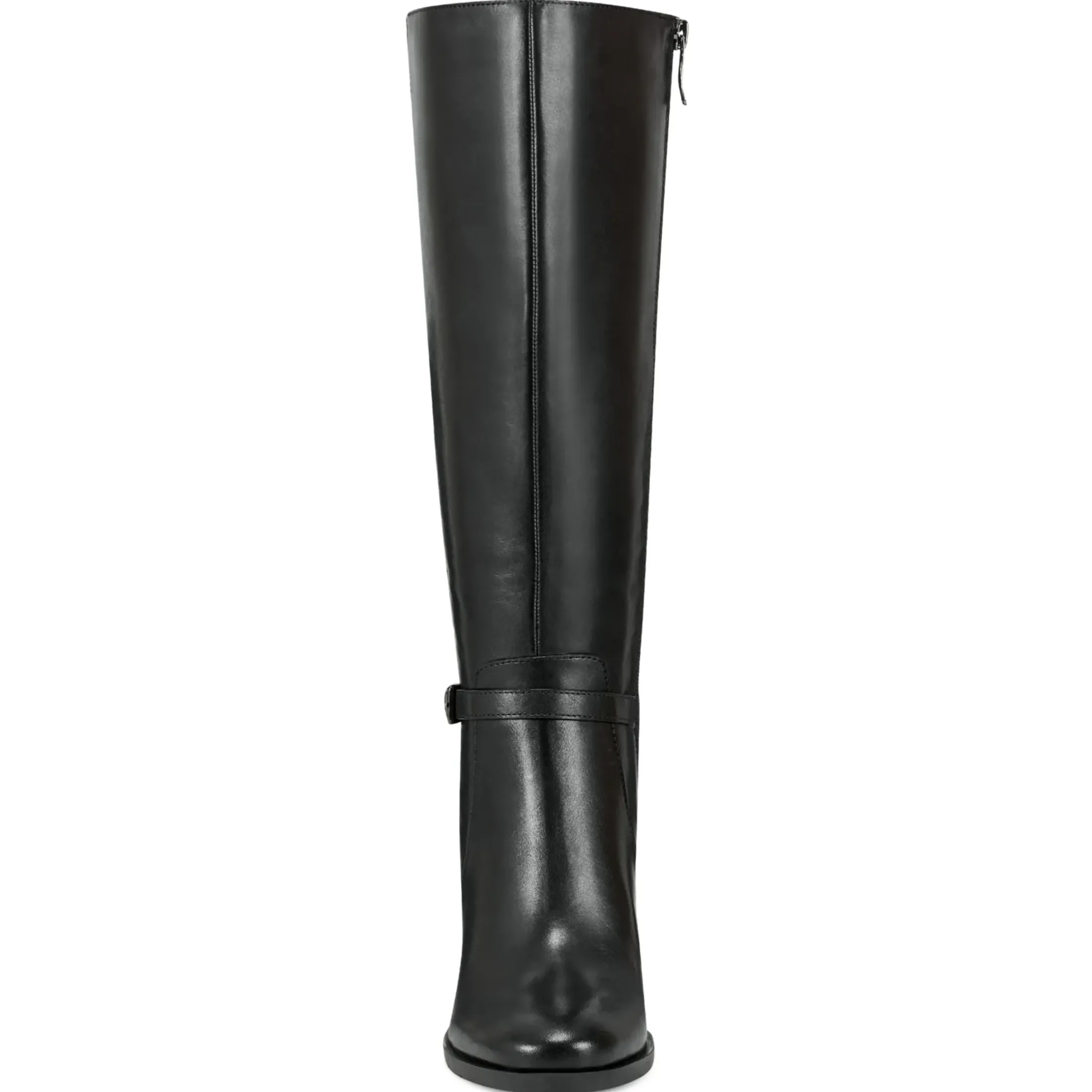 eFlex|eFlex>Easy Spirit Imani Block Heel Boots Black Leather