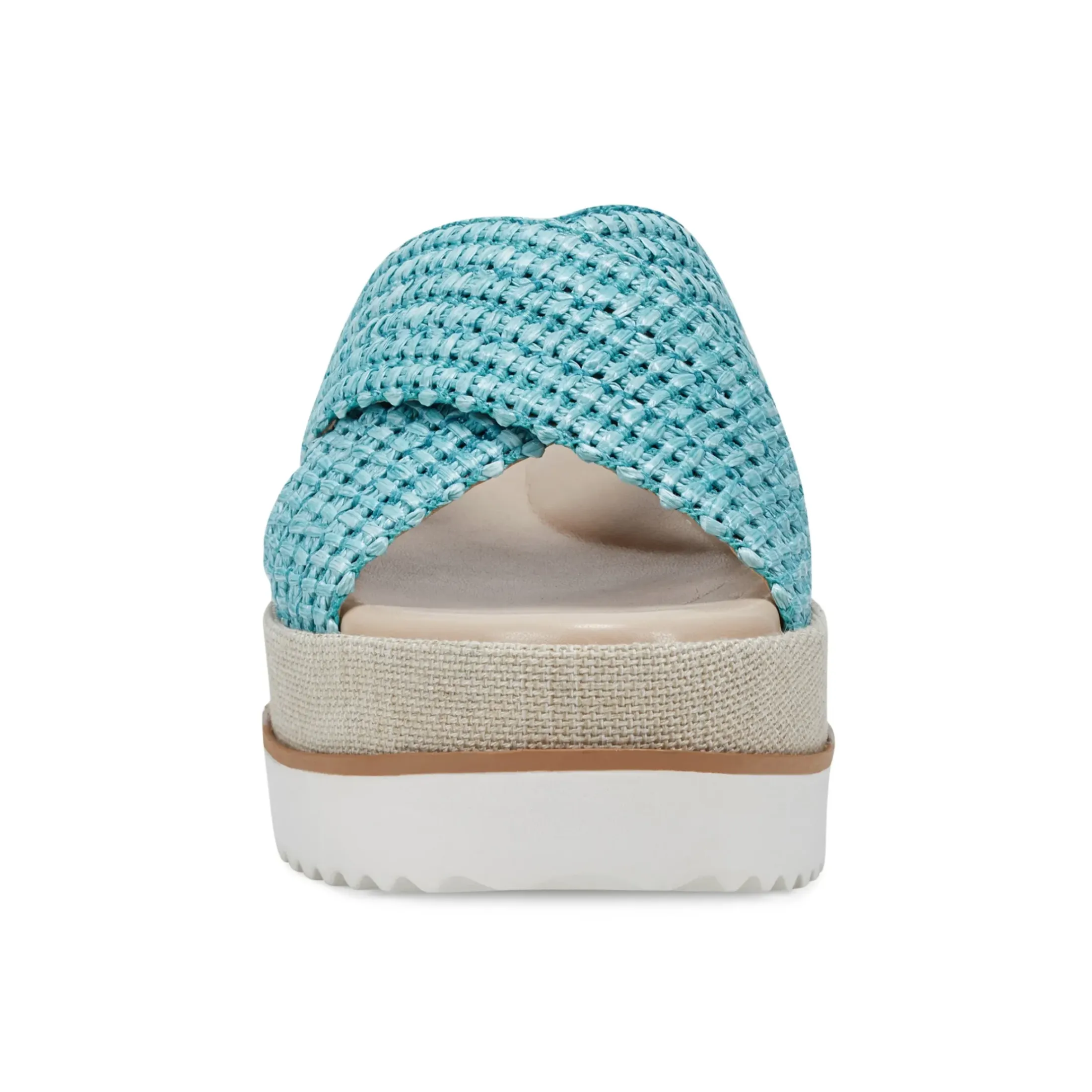 Espadrilles & Wedges|Espadrilles & Wedges>Easy Spirit Irene Wedge Sandals Turquoise Raffia