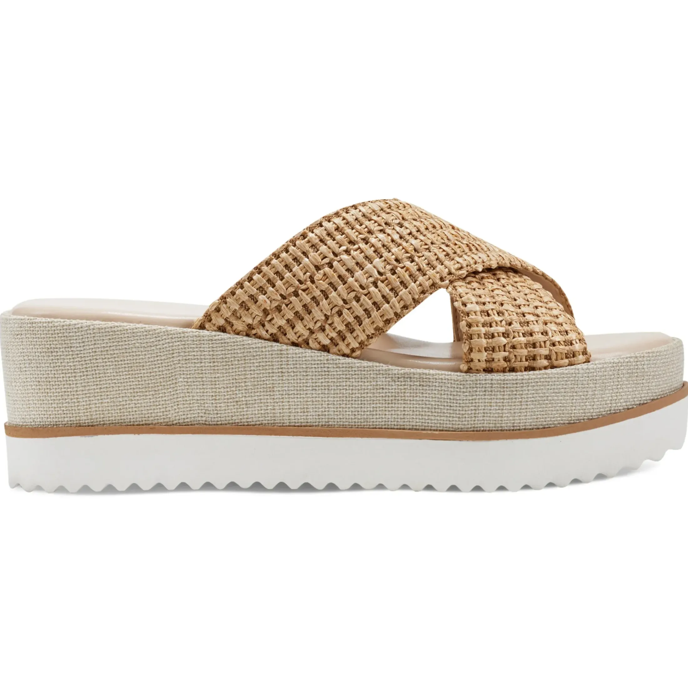 Espadrilles & Wedges|Espadrilles & Wedges>Easy Spirit Irene Wedge Sandals Natural Raffia