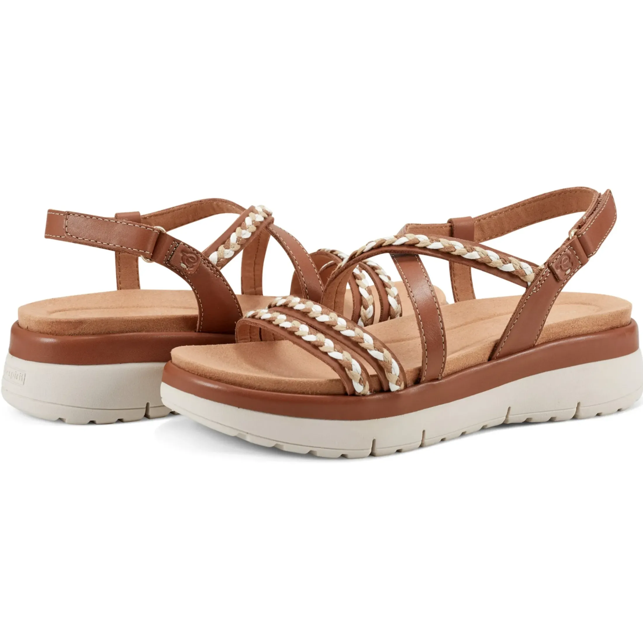 Dress|Sandals>Easy Spirit Ivani Platform Sandals Brown