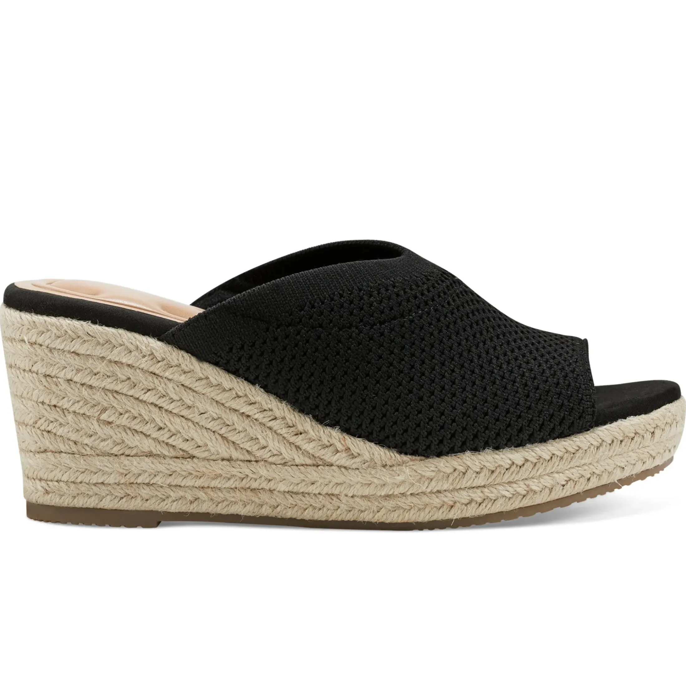 Dress|Sandals>Easy Spirit Jalen Espadrille Wedge Sandals Black