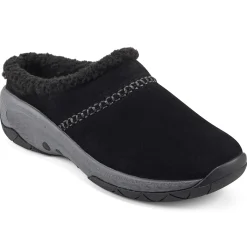 Slip Ons|Slip Ons>Easy Spirit Jariel Slip On Mules Black Suede