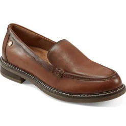 eFlex|eFlex>Easy Spirit Jaylin Casual Loafers Medium Brown Leather