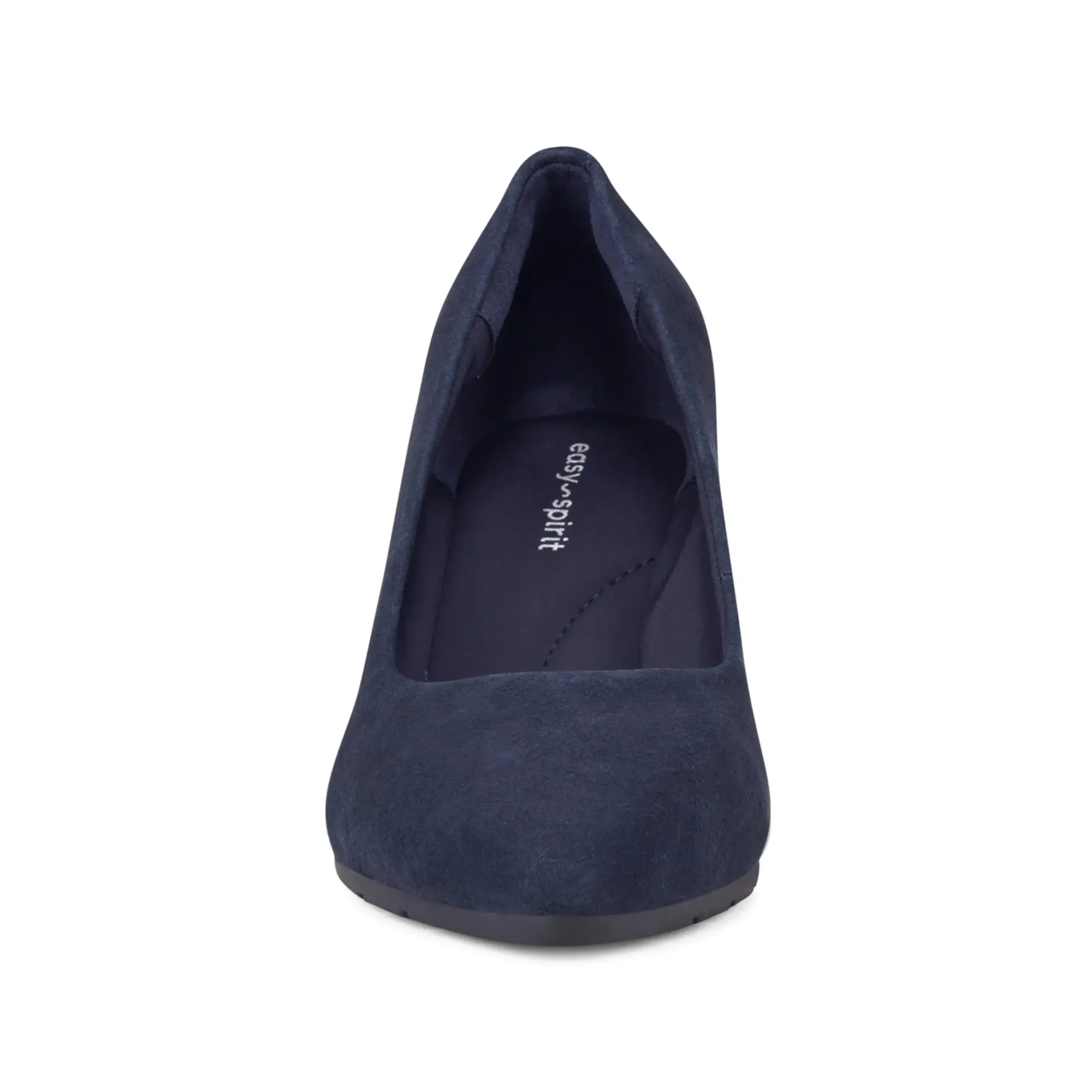 eFlex|eFlex>Easy Spirit Jinger Dress Wedges Navy Suede