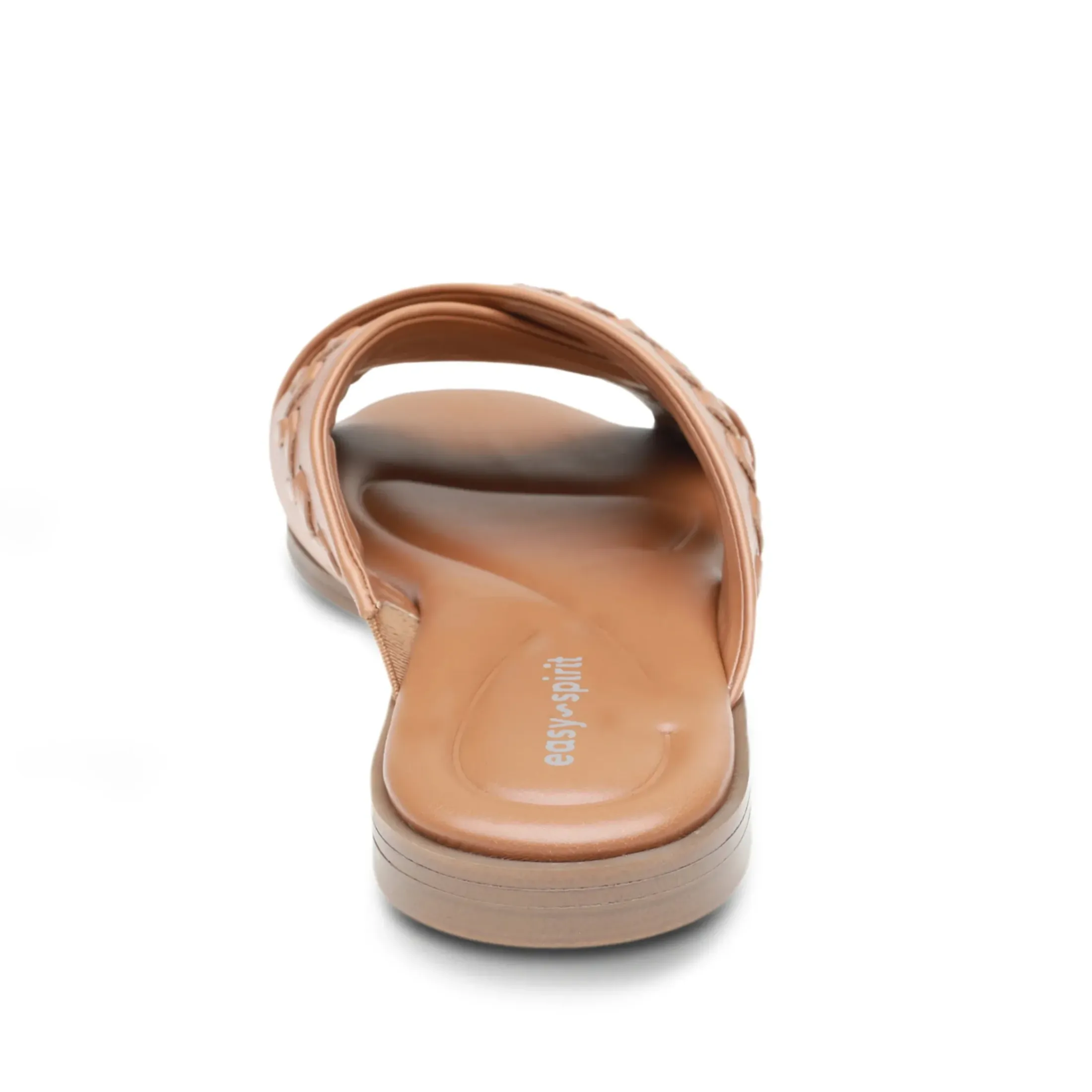 Casual|Flats>Easy Spirit Joella Slide Sandals Natural Leather
