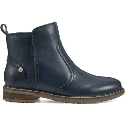 eFlex|eFlex>Easy Spirit Juna Casual Booties Navy Leather