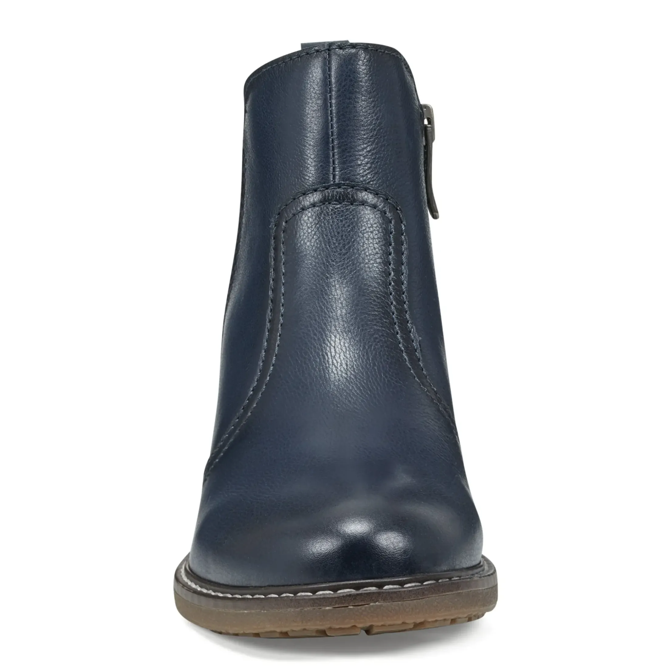 eFlex|eFlex>Easy Spirit Juna Casual Booties Navy Leather