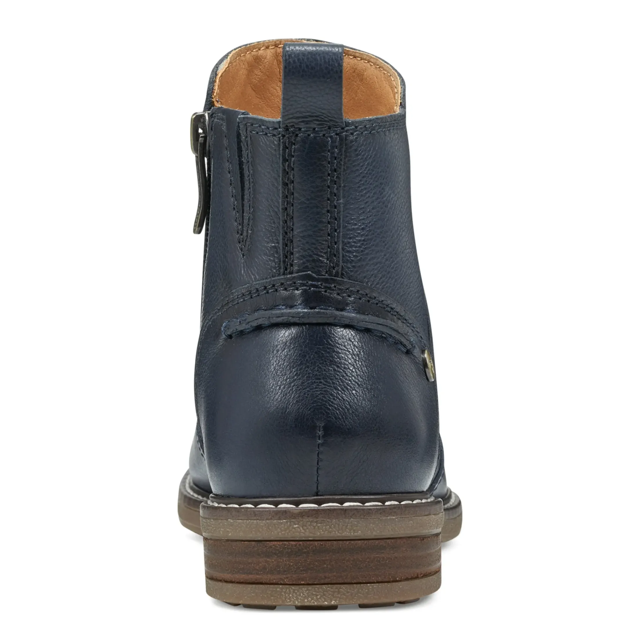 eFlex|eFlex>Easy Spirit Juna Casual Booties Navy Leather