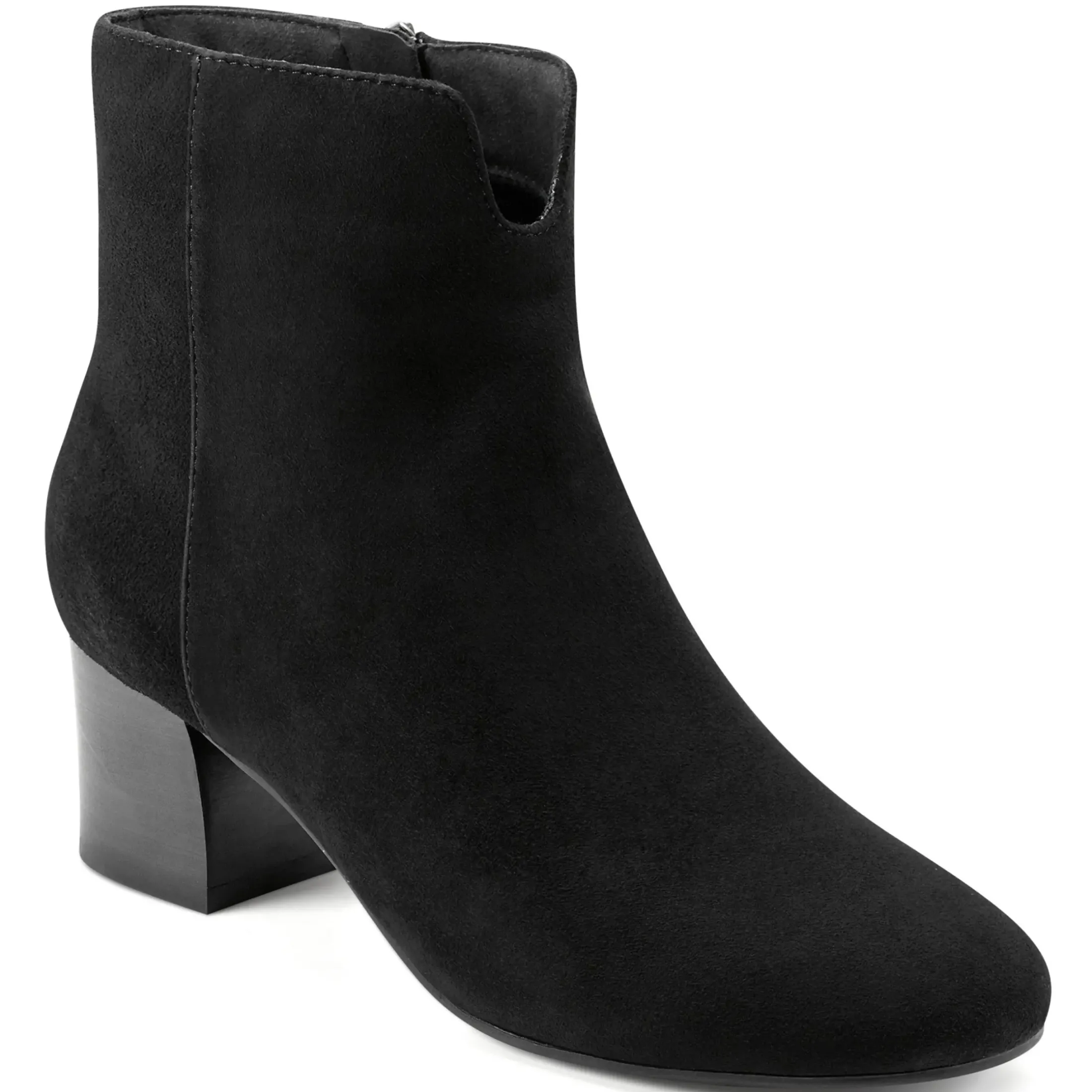 eFlex|eFlex>Easy Spirit Karen Booties Black Suede