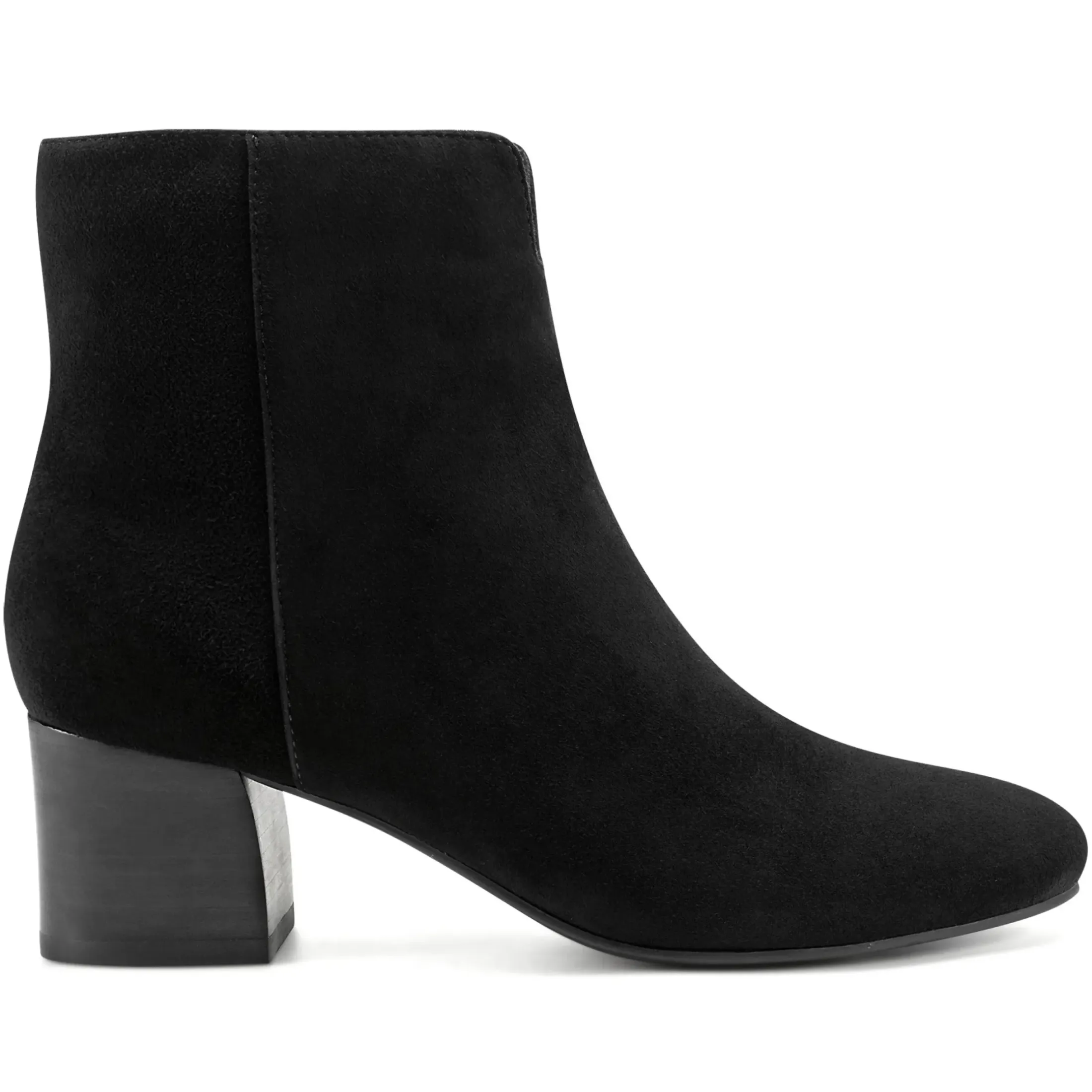 eFlex|eFlex>Easy Spirit Karen Booties Black Suede