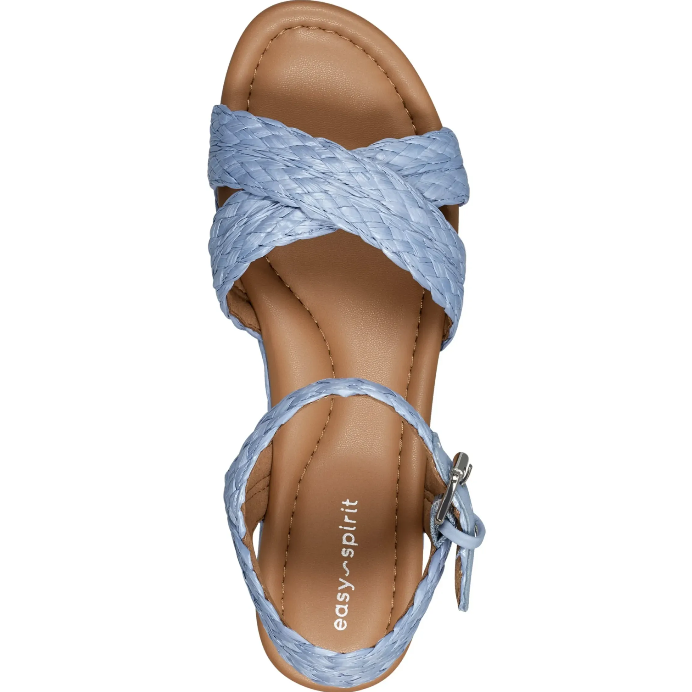Dress|Sandals>Easy Spirit Karissa Espadrille Sandals Light Blue Raffia