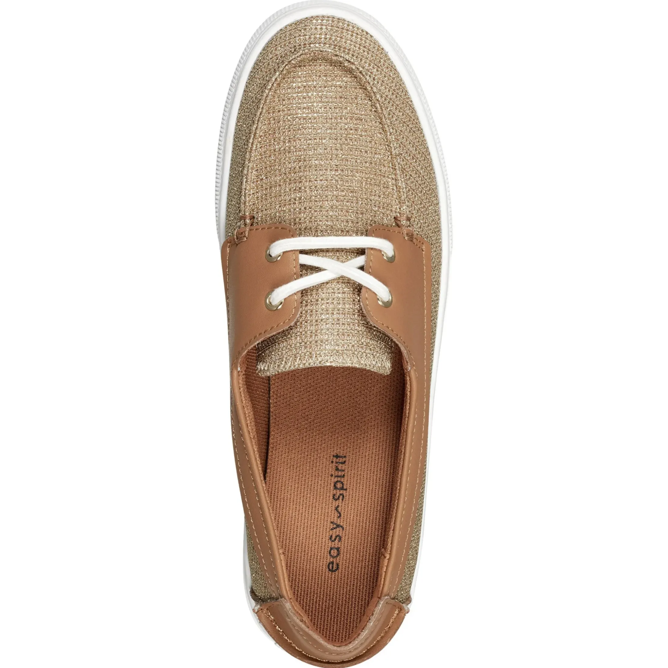 Loafers|Loafers>Easy Spirit Kelp Eco Casual Shoes Tan Recycled Glitter Multi