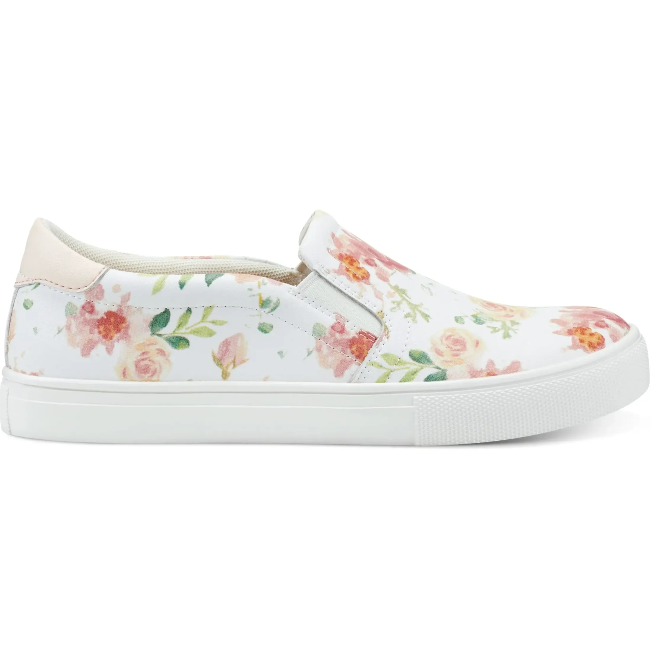 Slip Ons|Slip Ons>Easy Spirit Key Eco Casual Sneakers Recycled Floral Print Leather