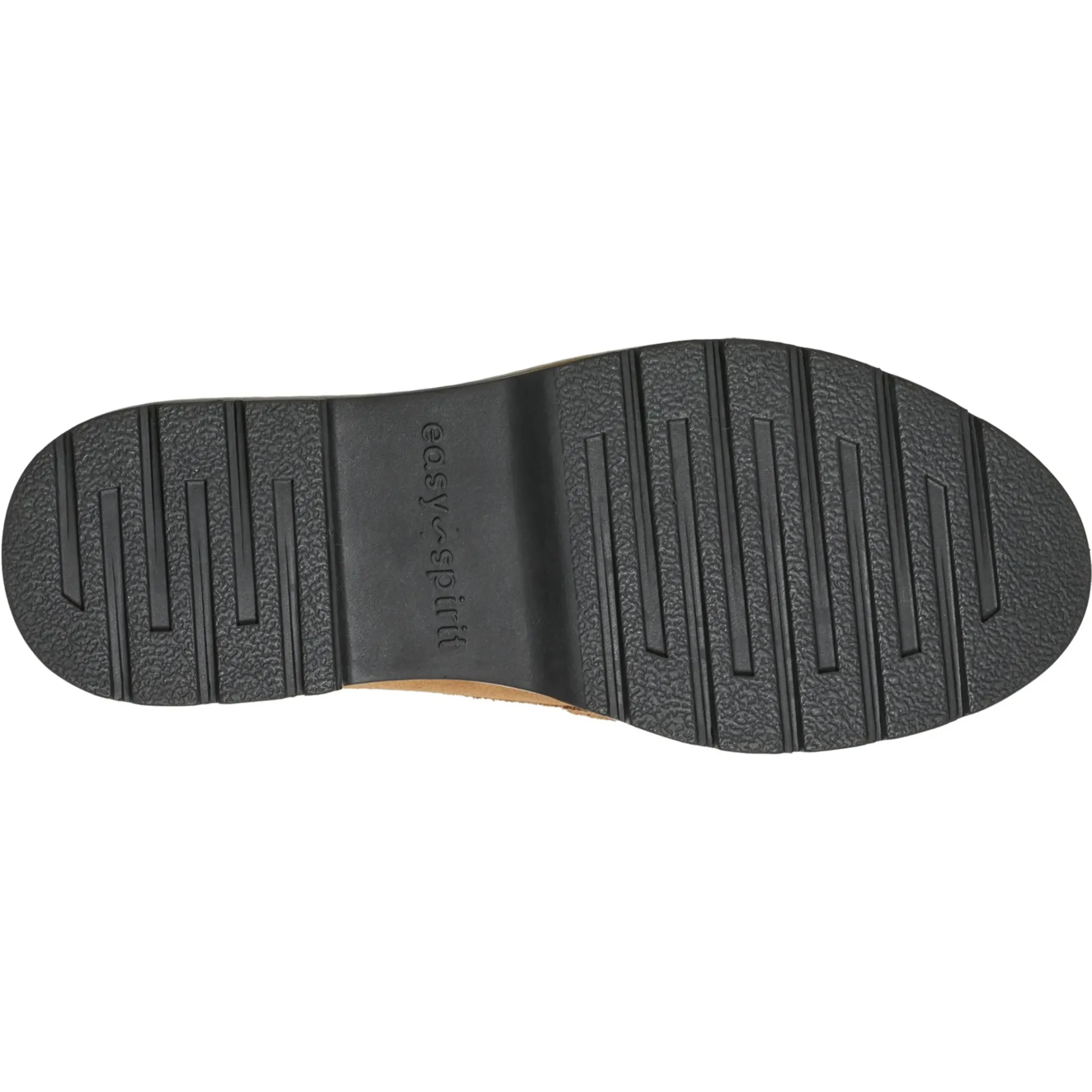 eFlex|eFlex>Easy Spirit Kinndle Lug Sole Casual Loafers Brown Suede