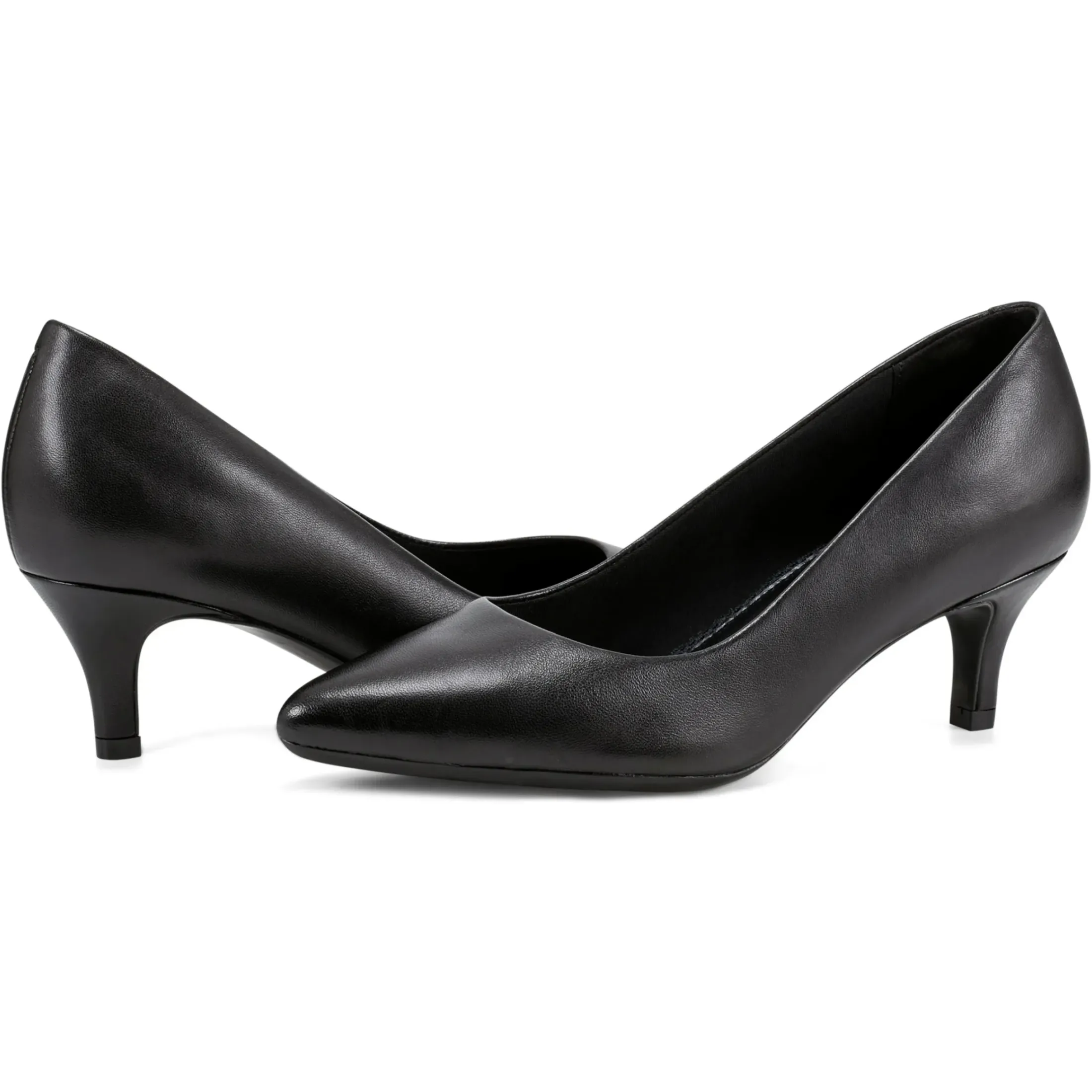 Mid Heels|Pumps>Easy Spirit Lexie Pumps Black Leather
