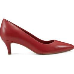 Mid Heels|Pumps>Easy Spirit Lexie Pumps Red Leather