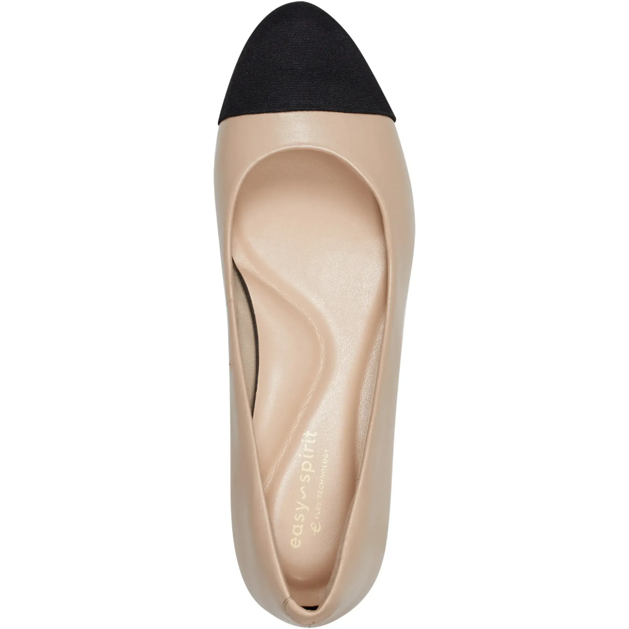eFlex|eFlex>Easy Spirit Libie Dress Pumps Natural Leather