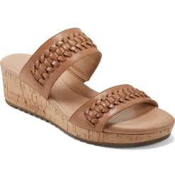 Dress|Sandals>Easy Spirit Lillia Platform Wedge Sandals Brown Leather