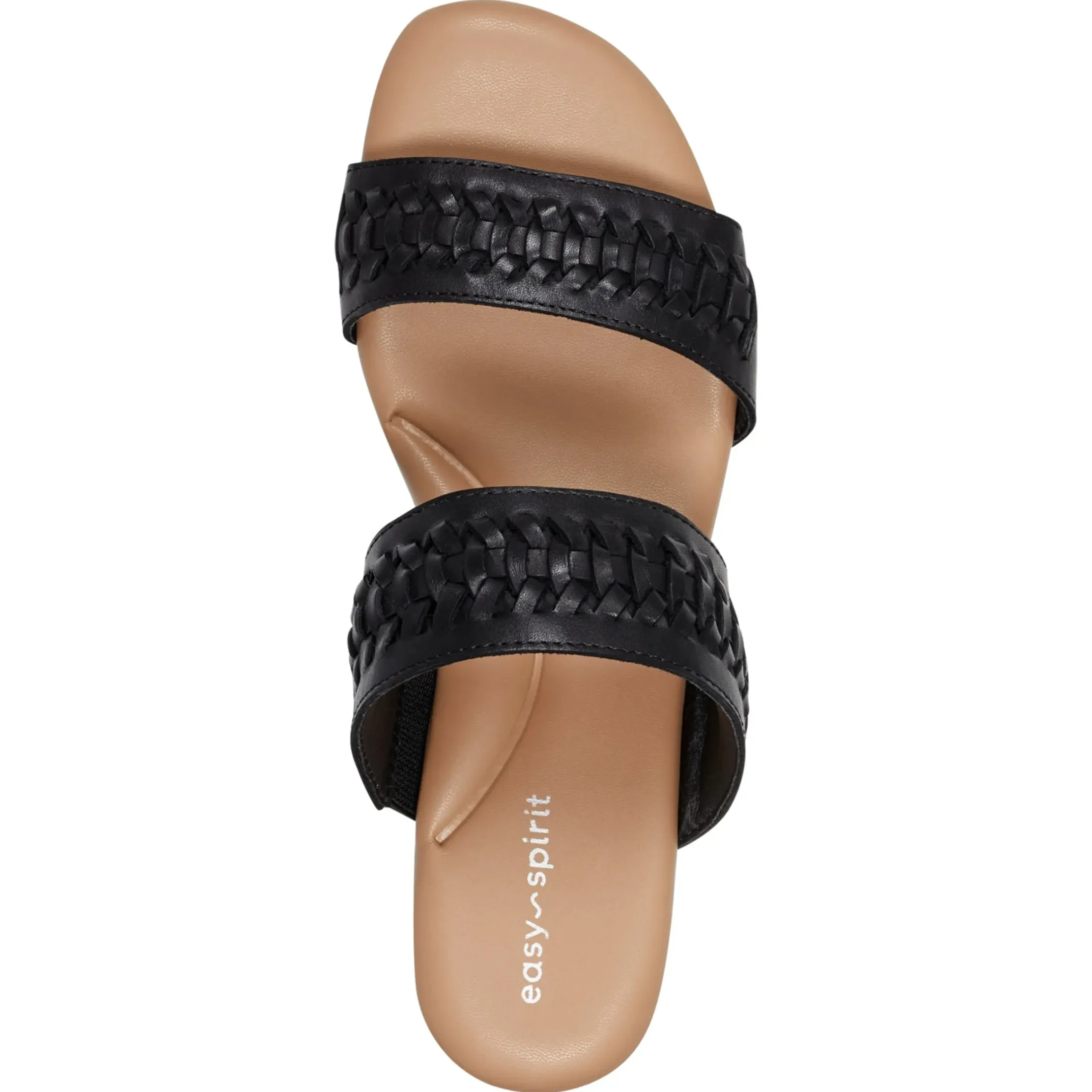 Dress|Sandals>Easy Spirit Lillia Platform Wedge Sandals Black Leather