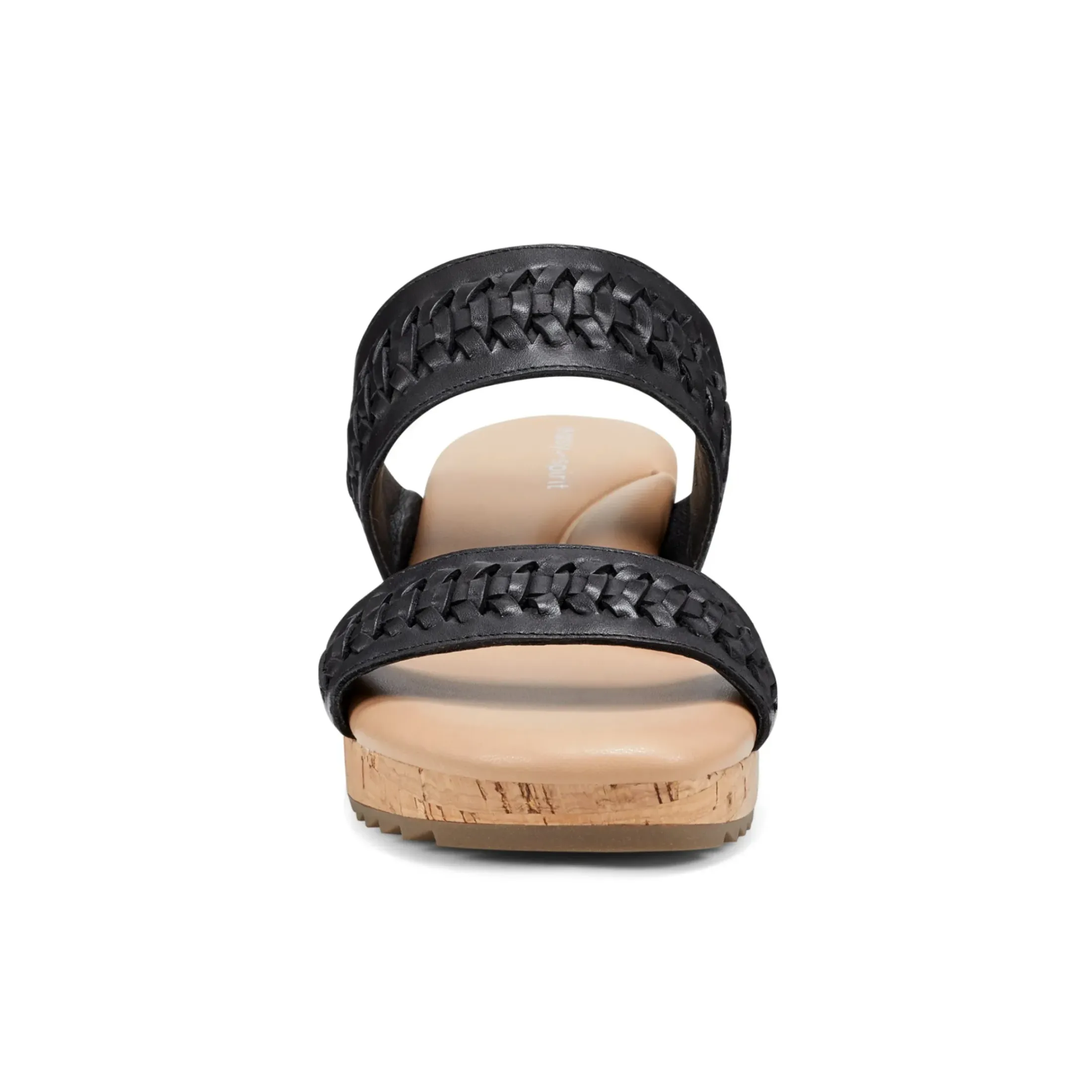 Dress|Sandals>Easy Spirit Lillia Platform Wedge Sandals Black Leather