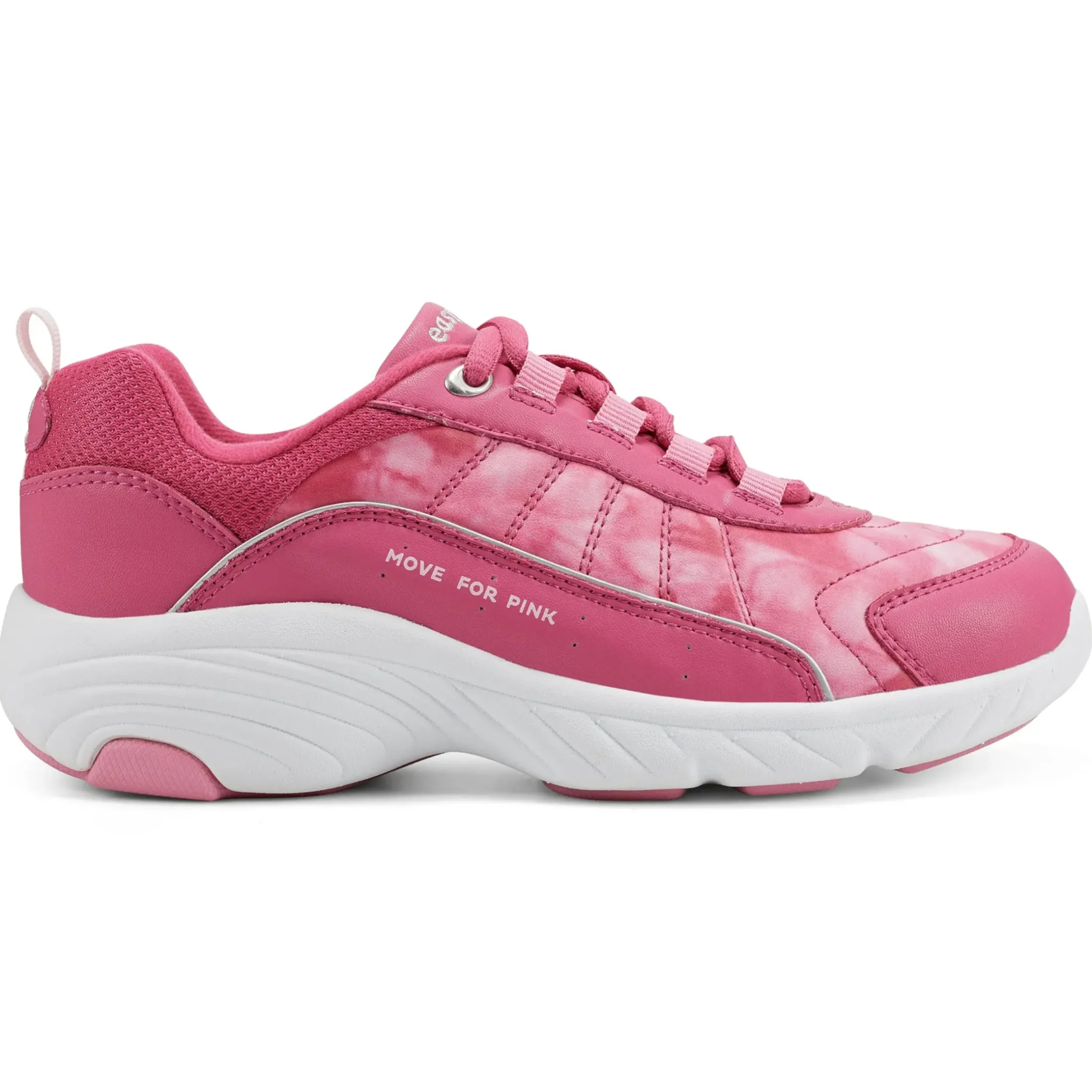 Sneakers|Sneakers>Easy Spirit Limited Edition Punter Walking Shoe Pink Tie Dye Multi