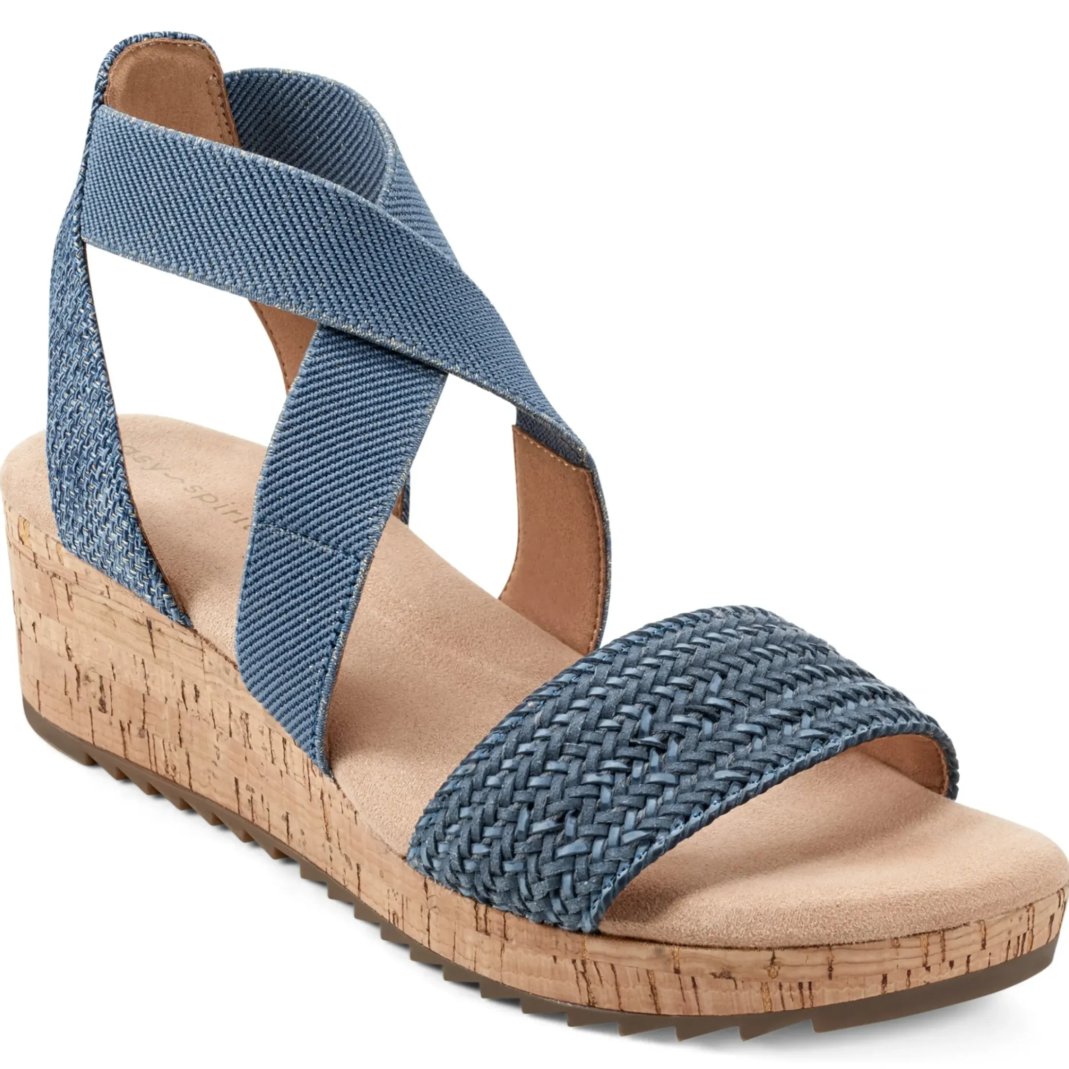Dress|Sandals>Easy Spirit Lorena Wedge Sandals Denim