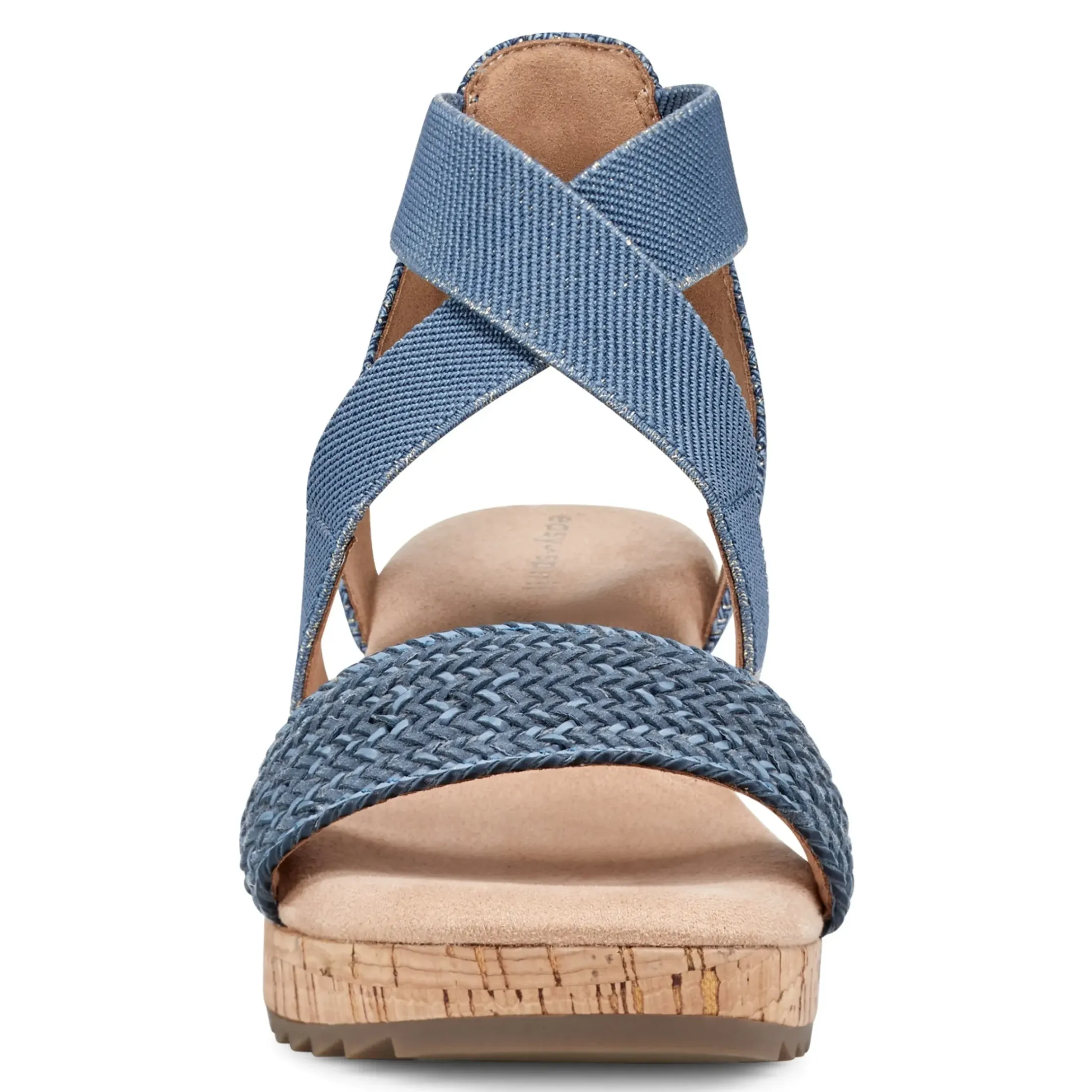 Dress|Sandals>Easy Spirit Lorena Wedge Sandals Denim