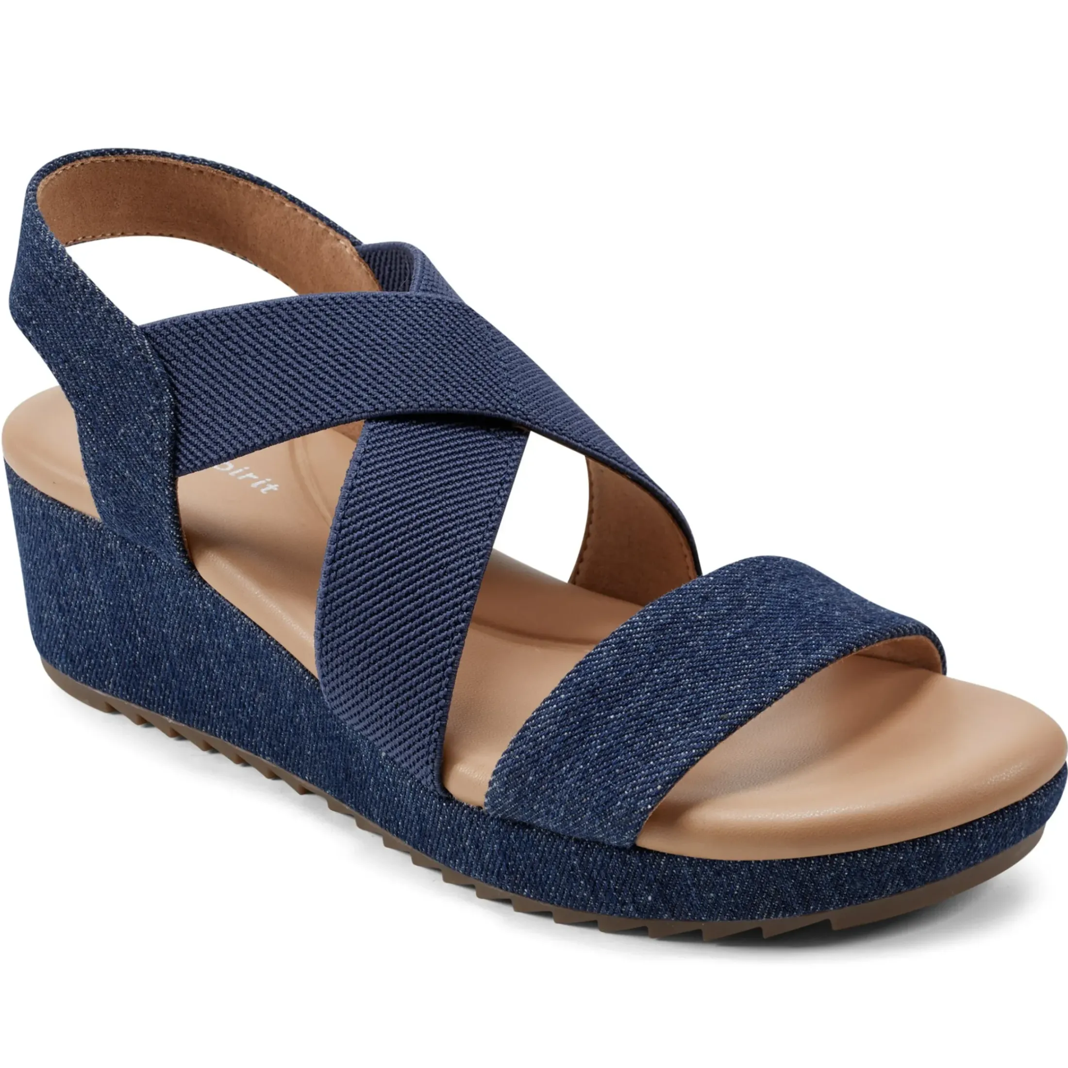 Dress|Sandals>Easy Spirit Lucille Platform Wedge Sandals Denim