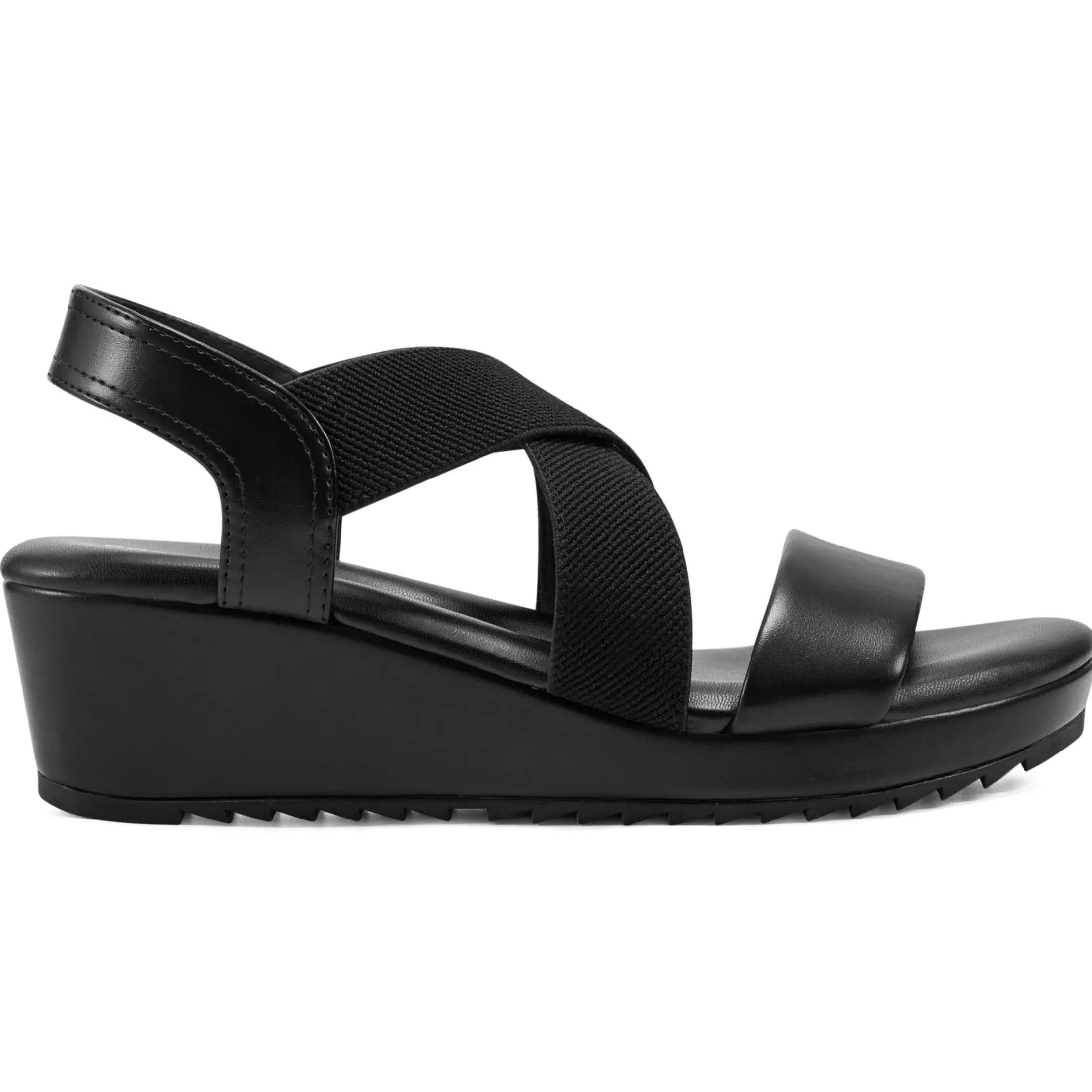 Dress|Sandals>Easy Spirit Lucille Platform Wedge Sandals Black