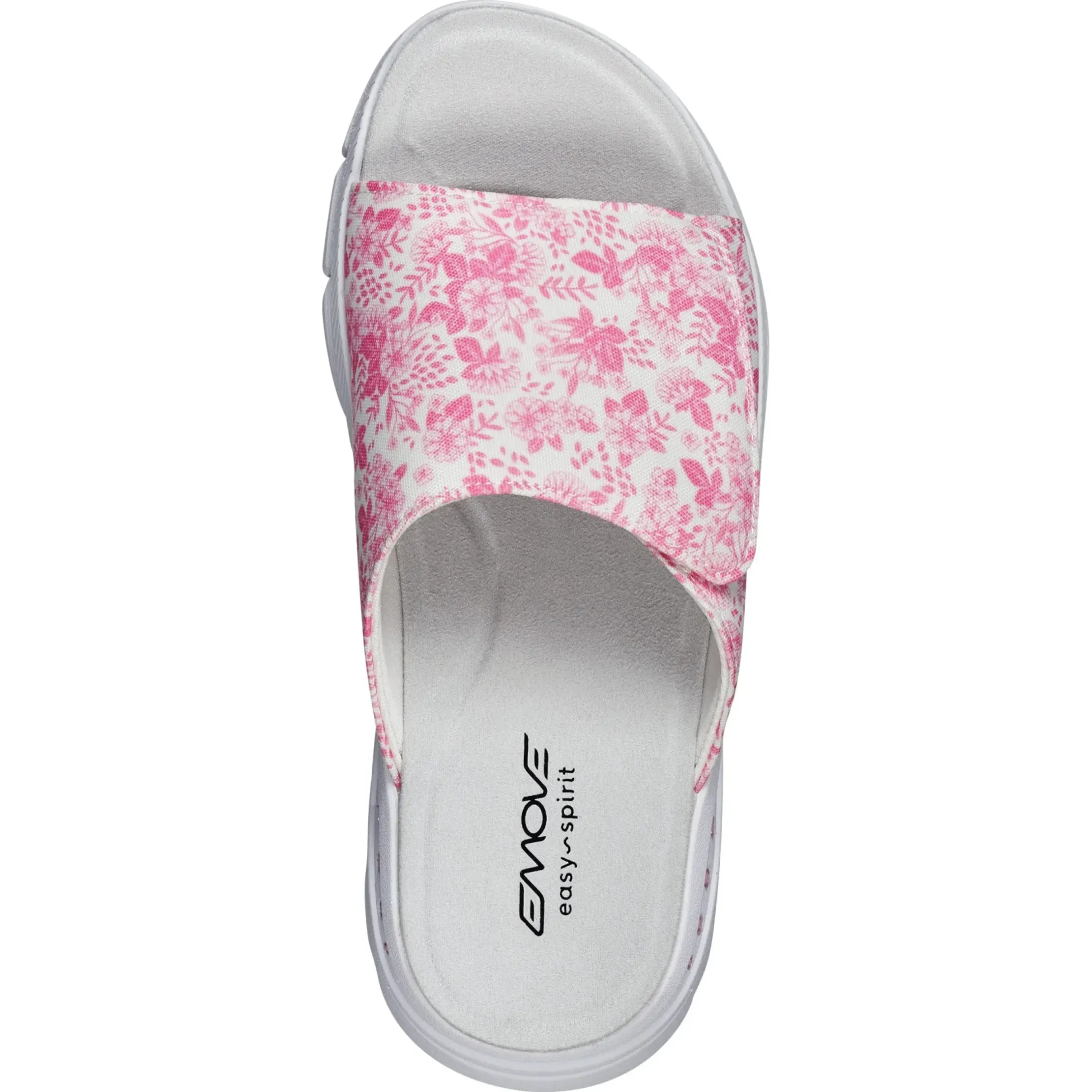 eMove|Sport>Easy Spirit Mahya EMOVE Walking Sandals White/Pink Floral