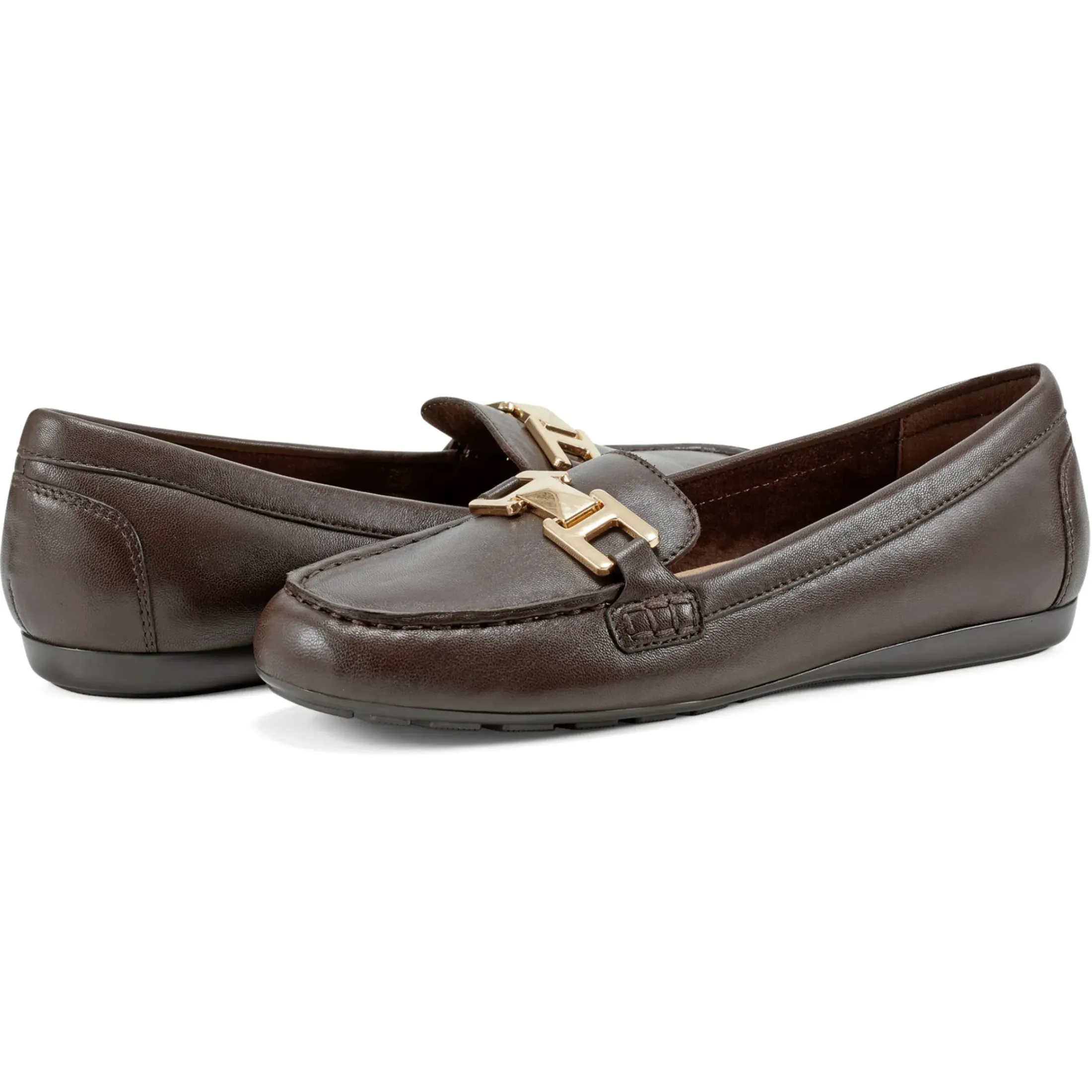eFlex|eFlex>Easy Spirit Mallorie Casual Loafers Dark Brown