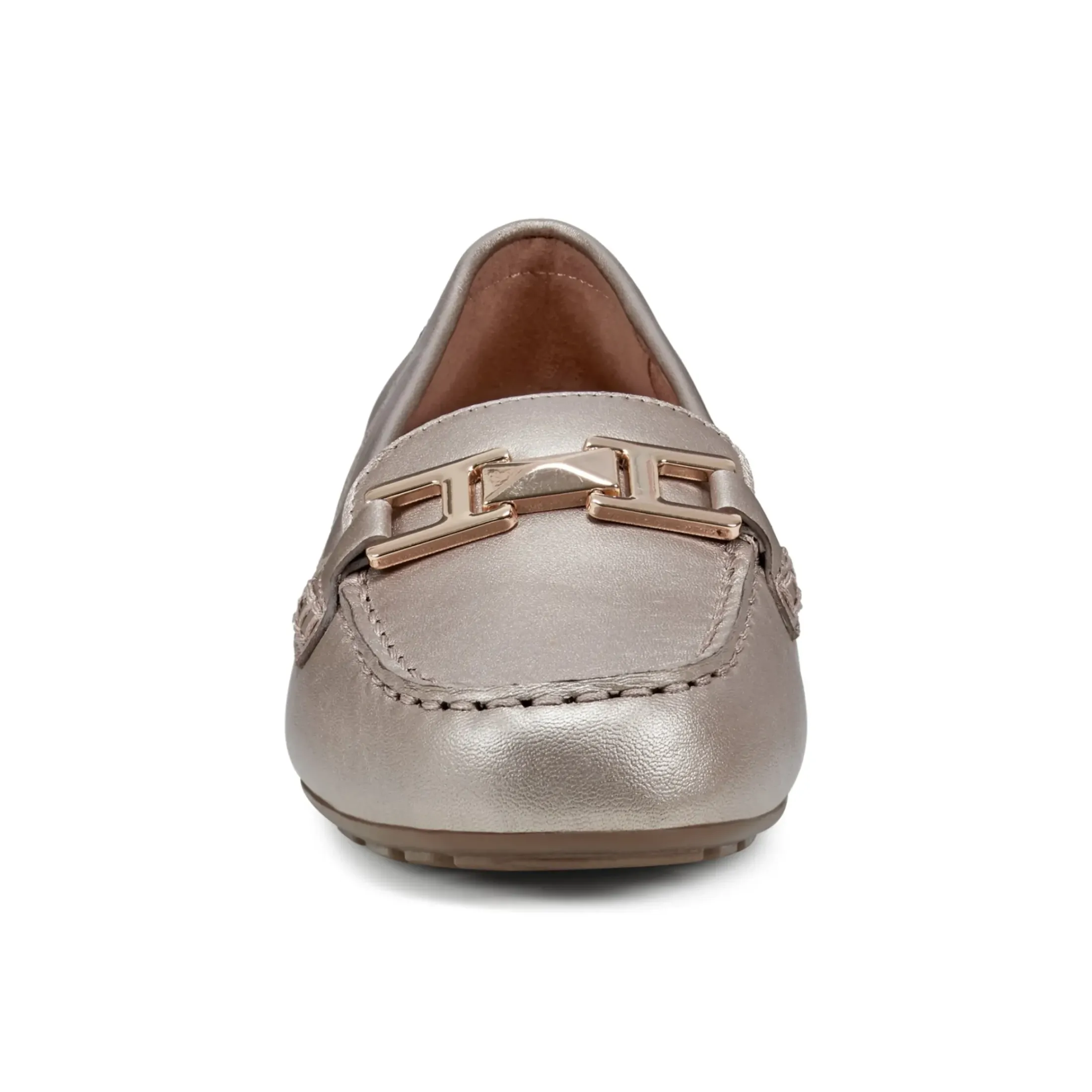 eFlex|eFlex>Easy Spirit Mallorie Casual Loafers Bronze Pearlized