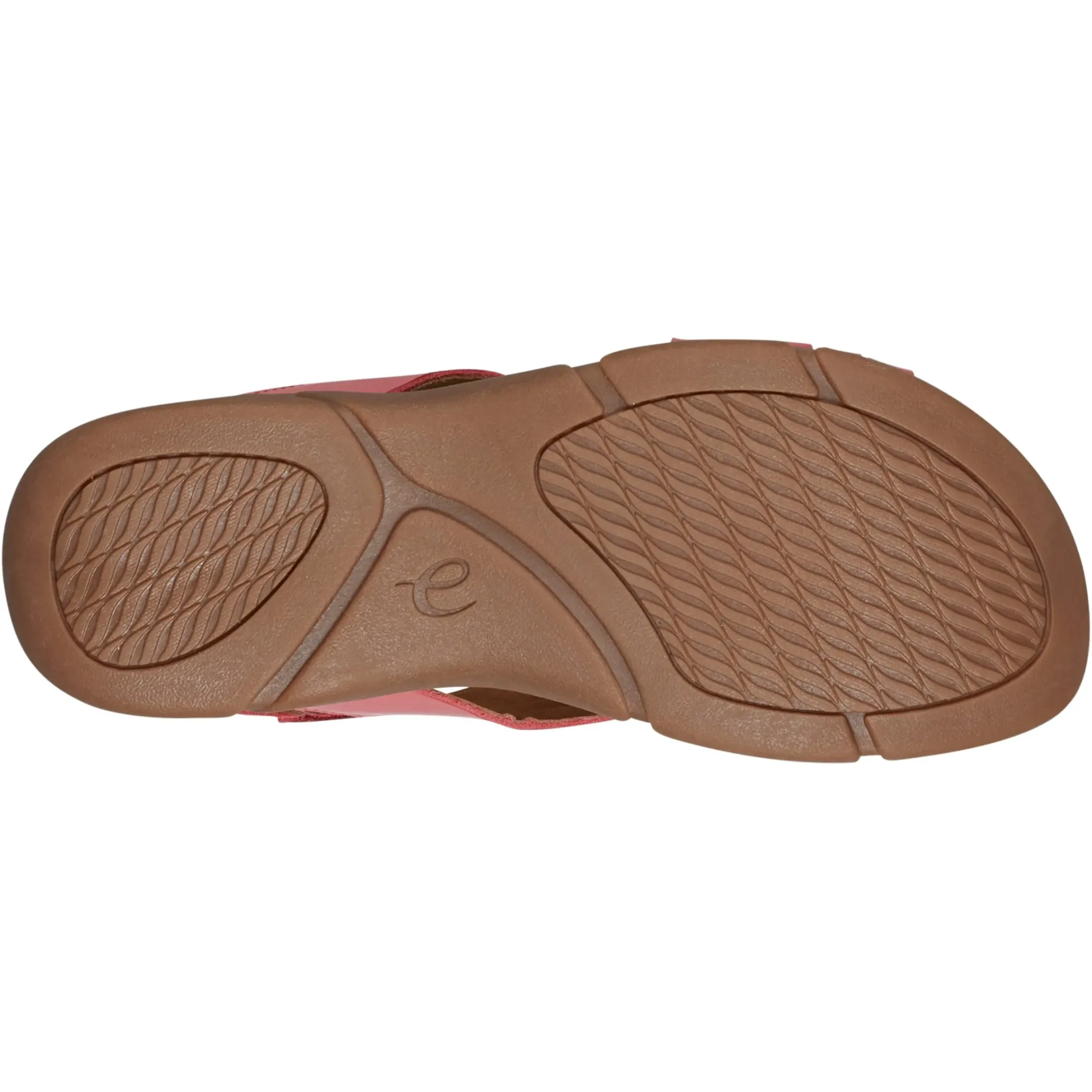 Mar|Casual>Easy Spirit Mar Sandals Coral Leather