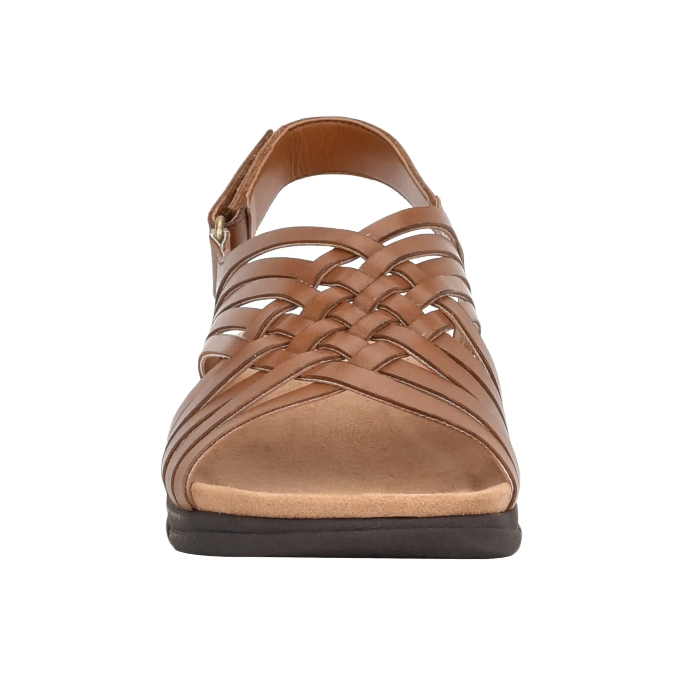 Mar|Casual>Easy Spirit Mar Sandals Brown Leather