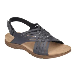 Mar|Casual>Easy Spirit Mar Sandals Dark Navy Leather