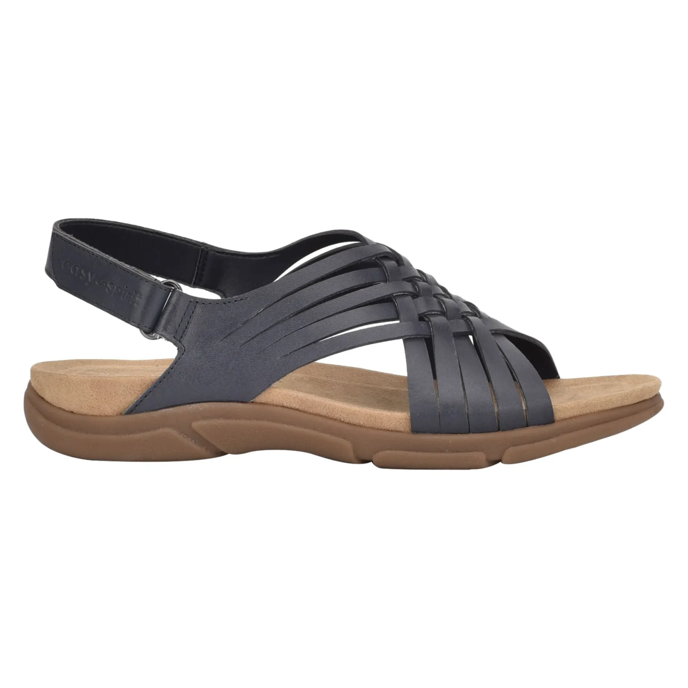 Mar|Casual>Easy Spirit Mar Sandals Dark Navy Leather