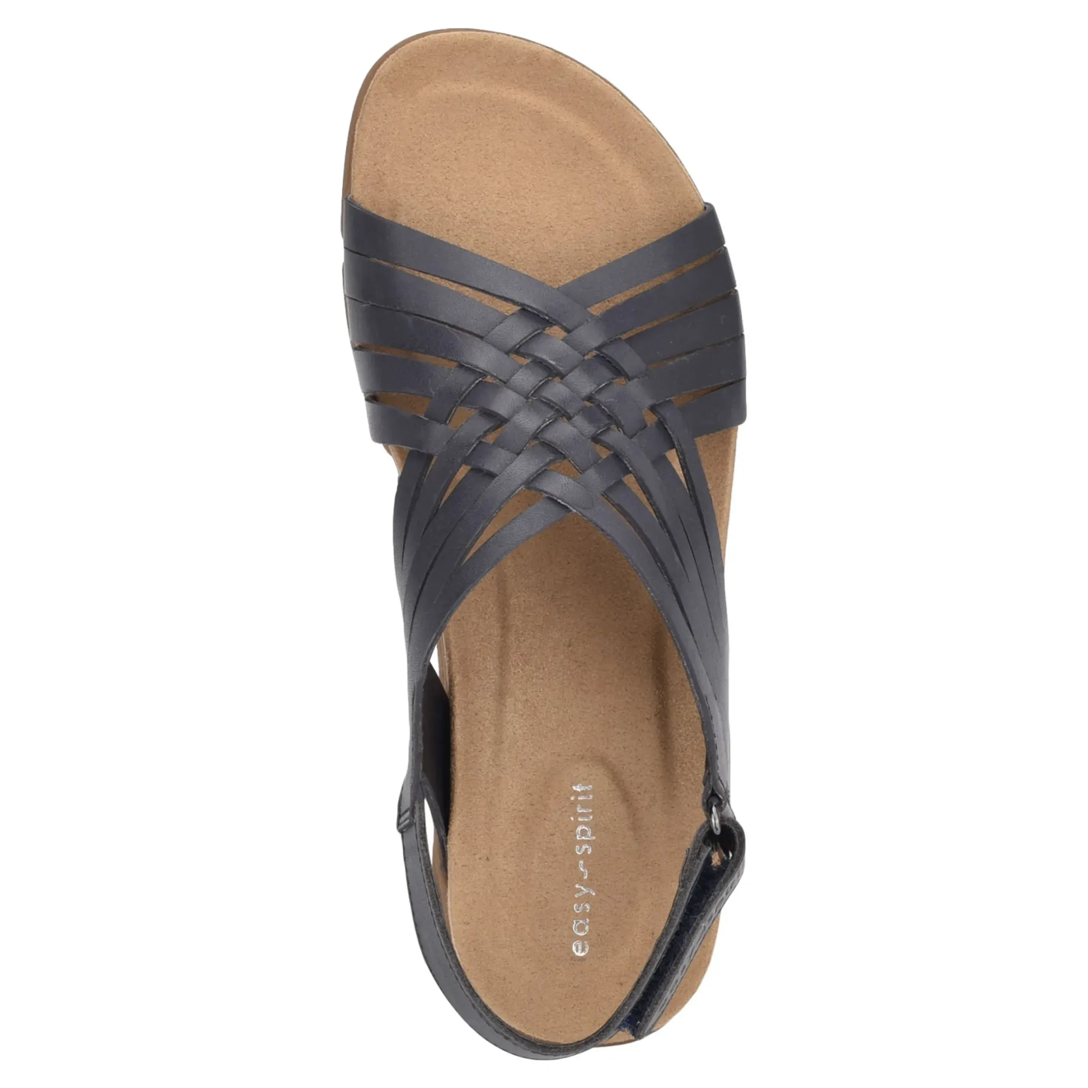 Mar|Casual>Easy Spirit Mar Sandals Dark Navy Leather