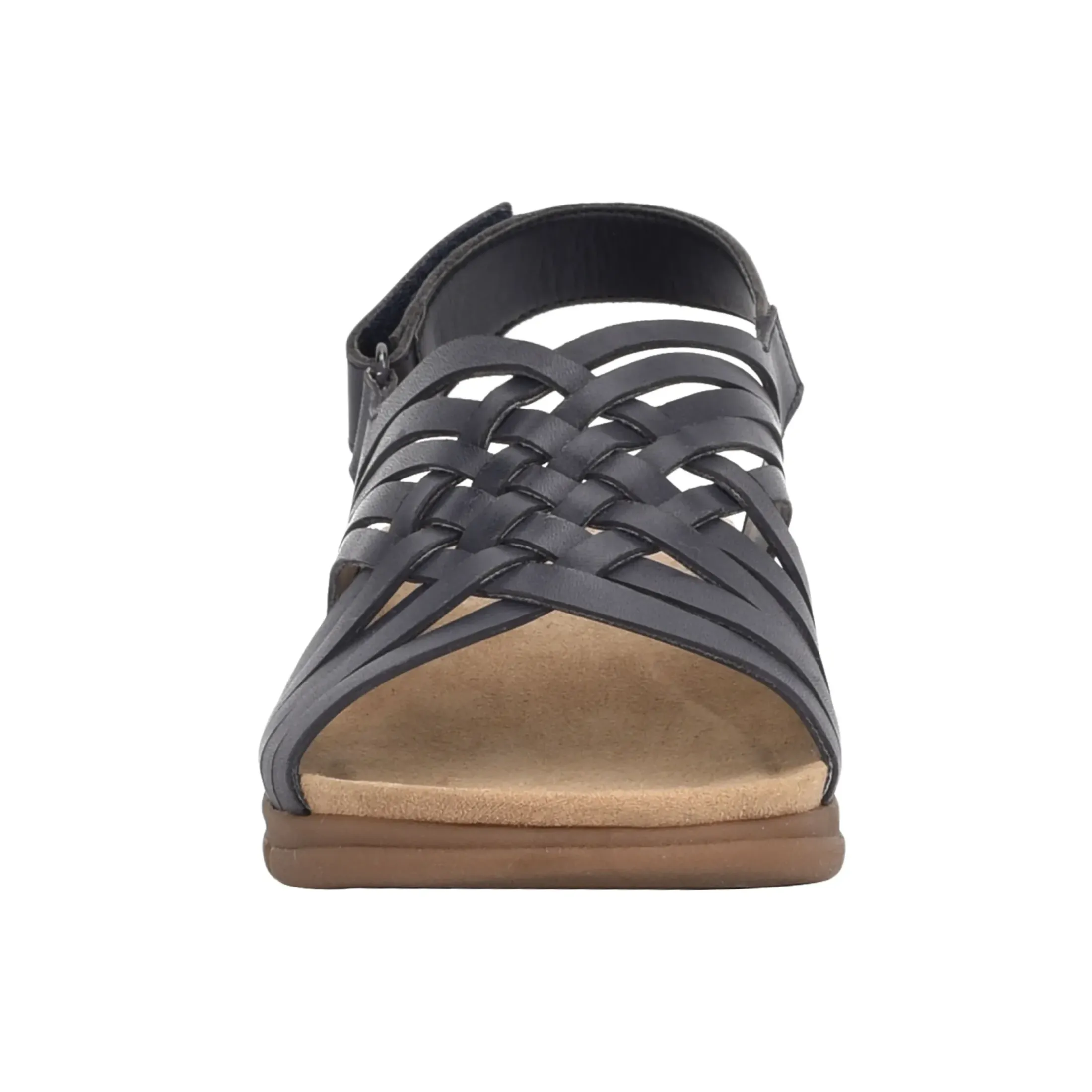 Mar|Casual>Easy Spirit Mar Sandals Dark Navy Leather