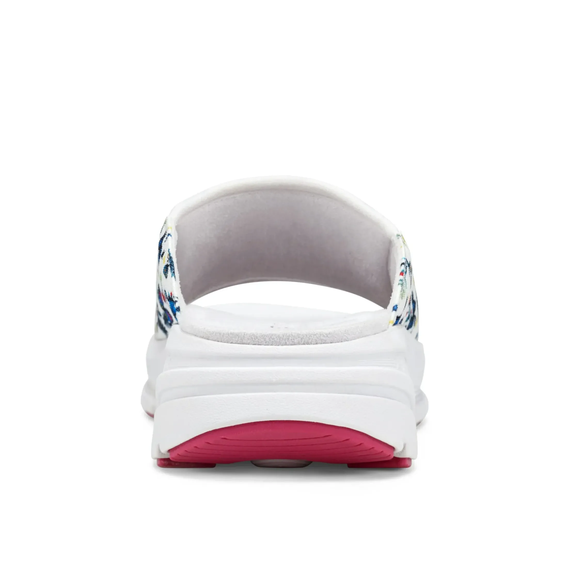 eMove|Sport>Easy Spirit Maria EMOVE Slip On Walking Sandals White Multi Butterfly Floral