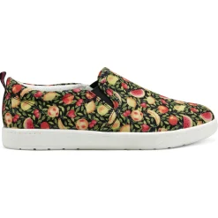 Slip Ons|Slip Ons>Easy Spirit Mariela Washable Slip On Sneakers Black Multi Fruit Print