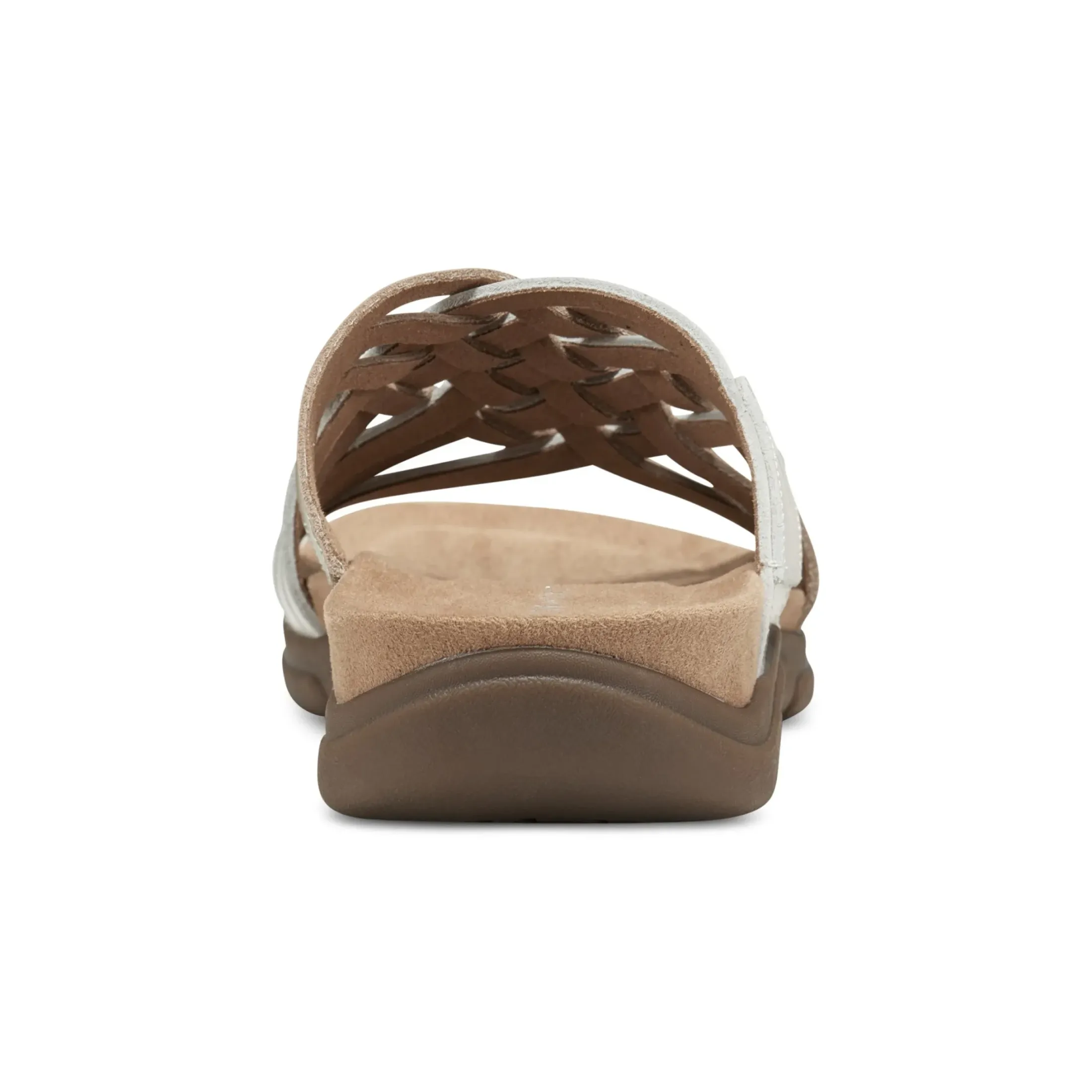 Mar|Casual>Easy Spirit Meadow Slip On Sandals Chic Cream Pearlized