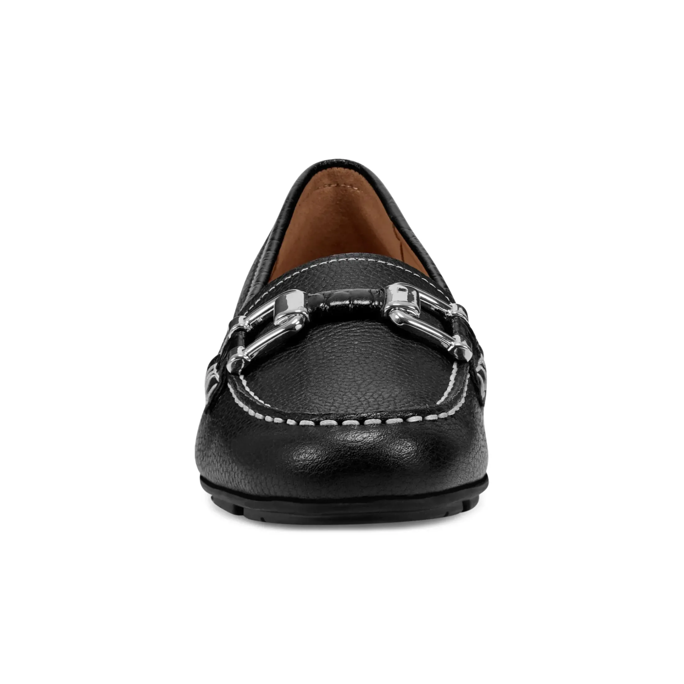 Loafers|Loafers>Easy Spirit Megan Casual Loafers Black Leather