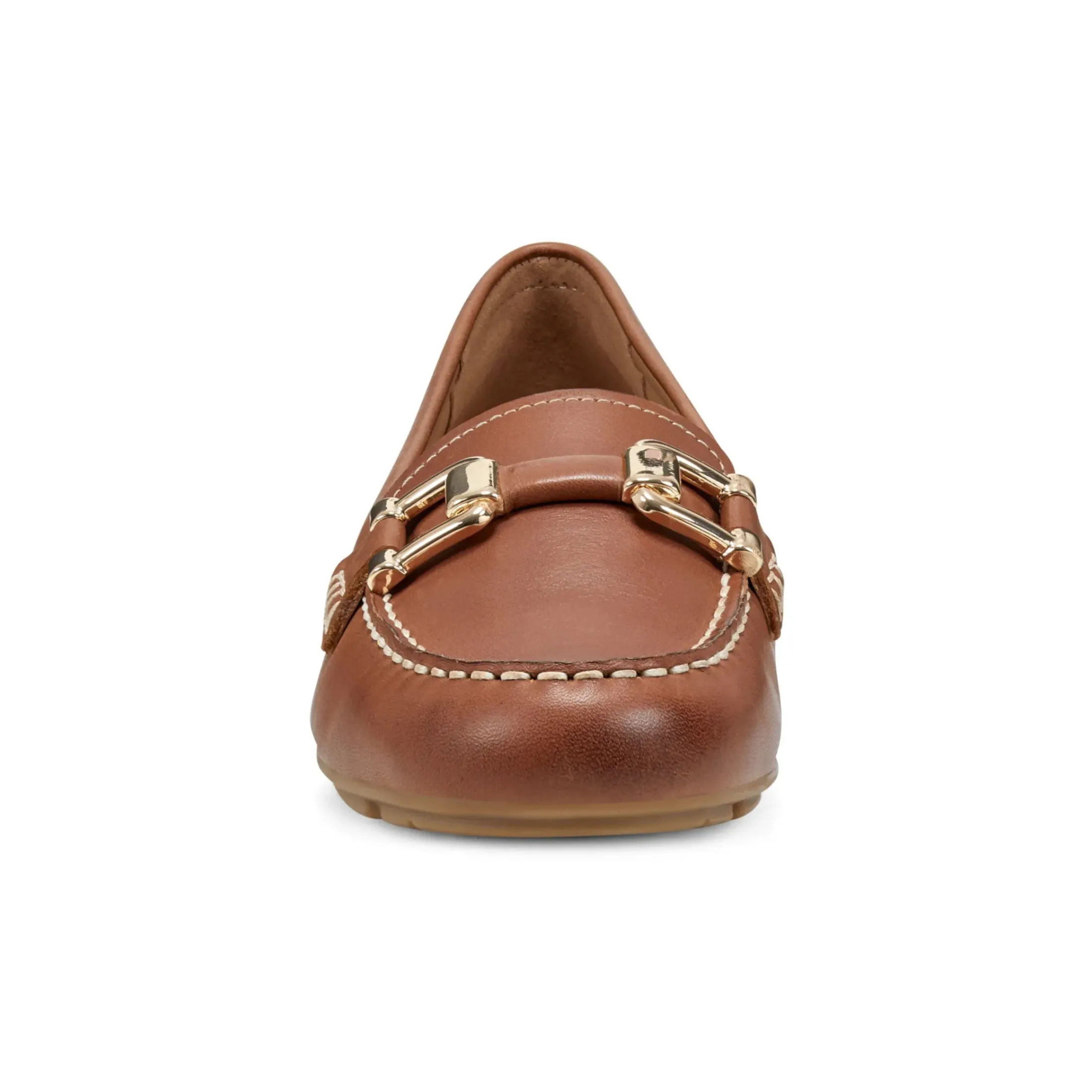 Loafers|Loafers>Easy Spirit Megan Casual Loafers Brown Leather