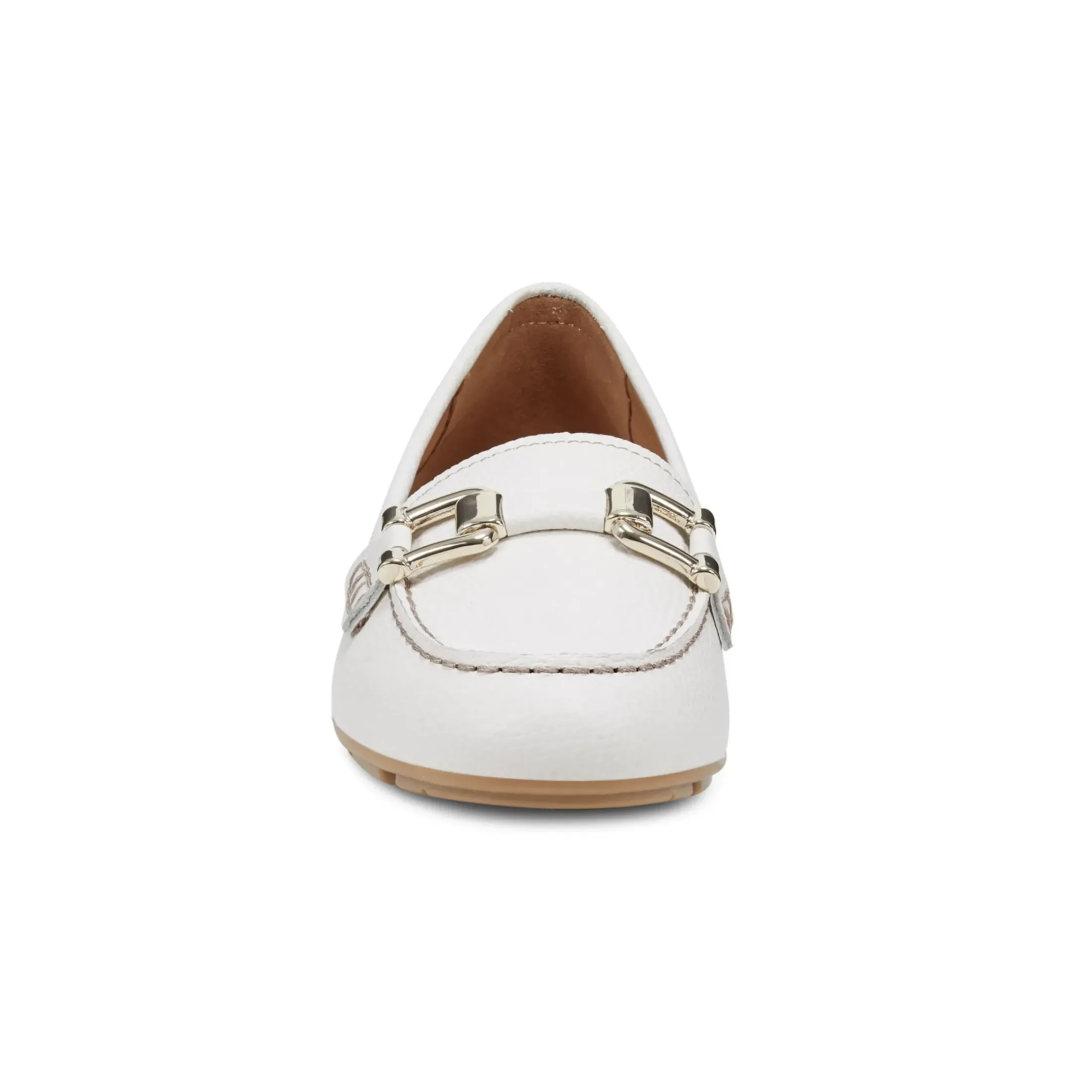 Loafers|Loafers>Easy Spirit Megan Casual Loafers White Leather