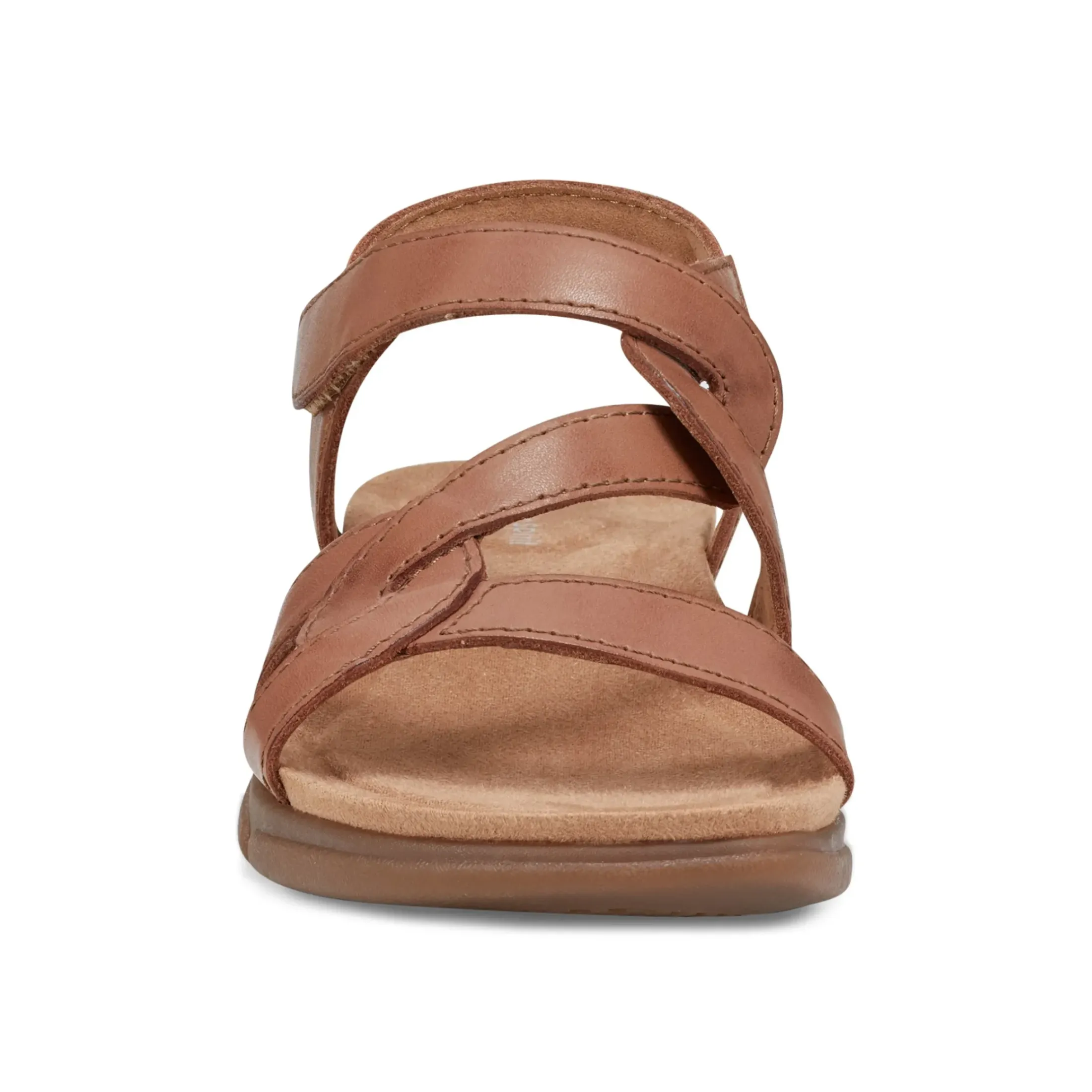 Mar|Casual>Easy Spirit Minny Casual Sandals Brown Leather